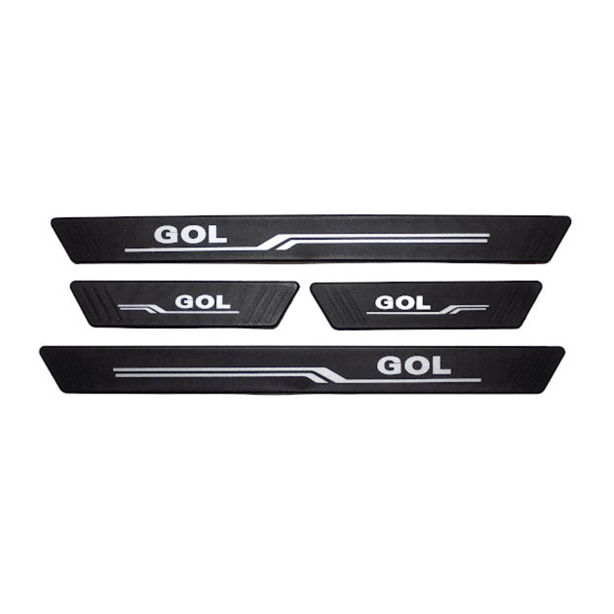 Soleira Preta 4 Portas Gol 2008 4 Peças Grid - S8073AC-PTO-I