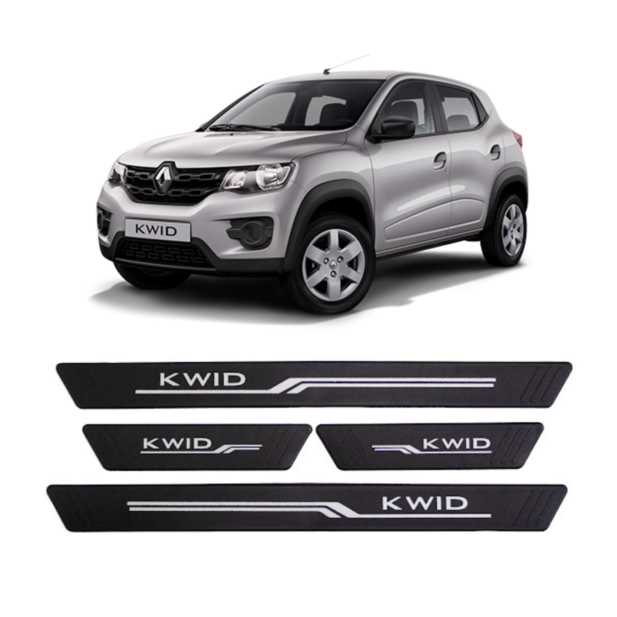 Soleira Preta 4 Portas Kwid 2017 em Diante 4P Grid - S8285AC-PTO-I
