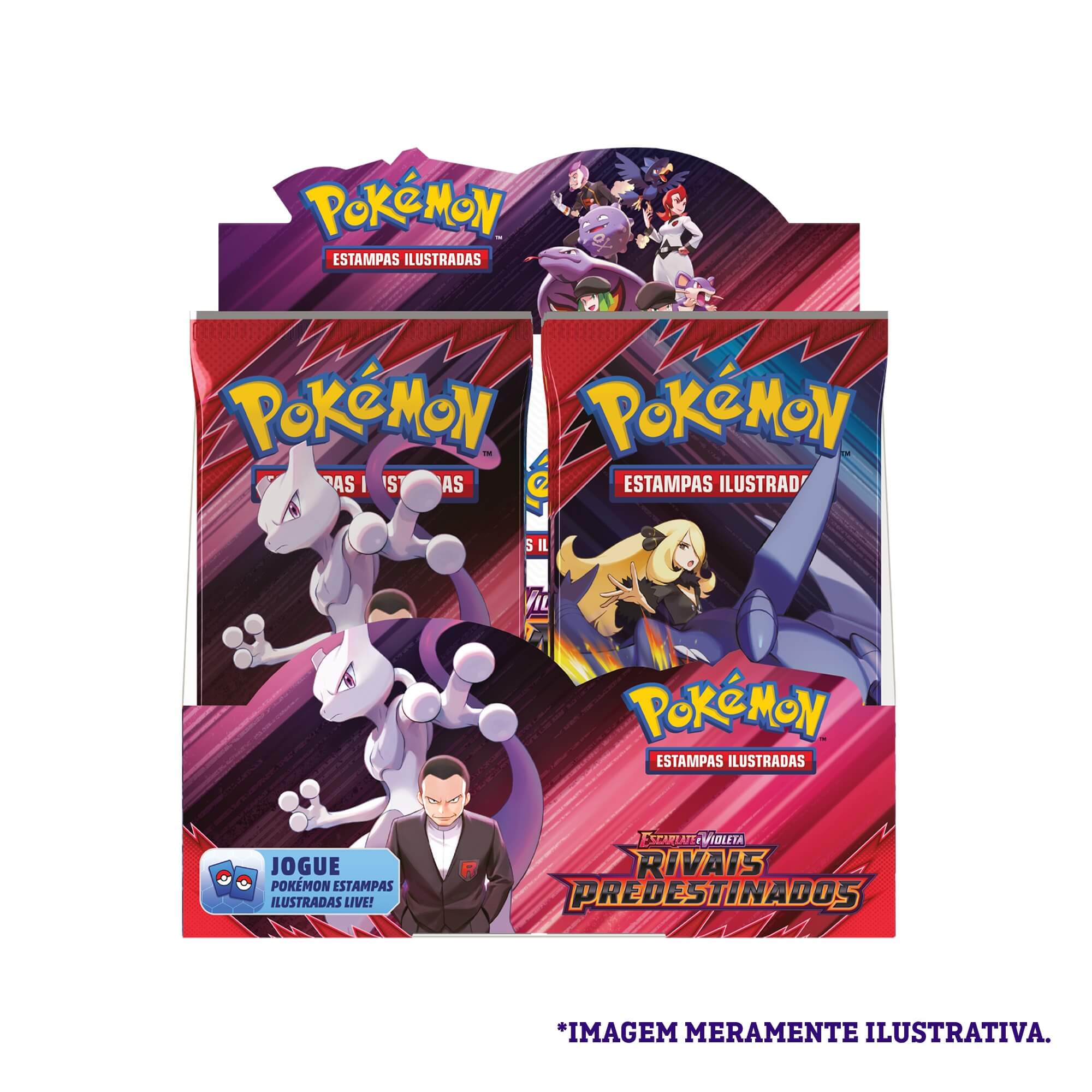 Pokemon Booster Box EV10 Rivais Predestinados (Caixa c/ 36 pacotes) Copag - 35554