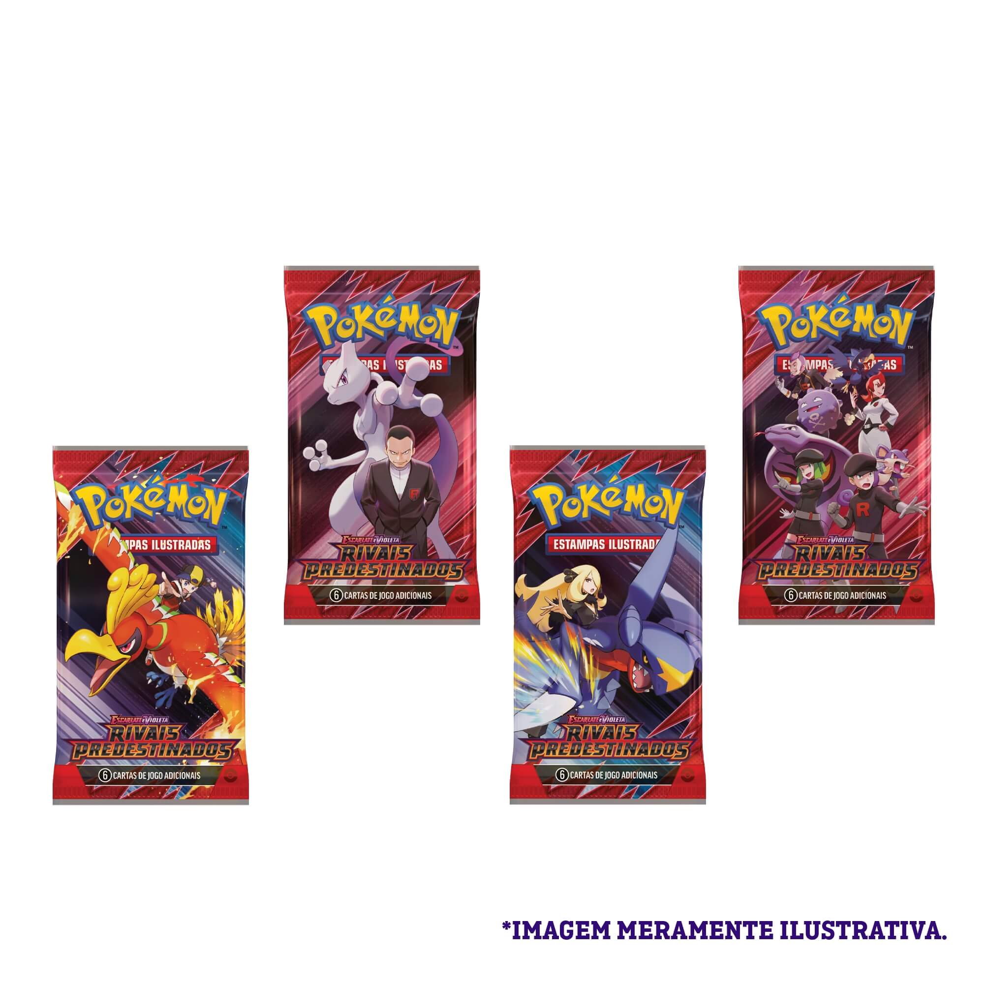 Pokemon Booster Box EV10 Rivais Predestinados (Caixa c/ 36 pacotes) Copag - 35554