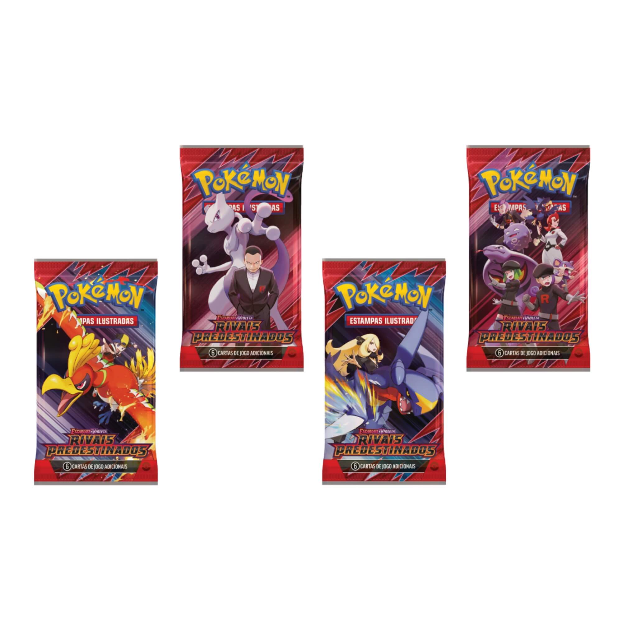 Pokemon Combo de Booster EV10 Rivais Predestinados TCG Box Copag - 35567