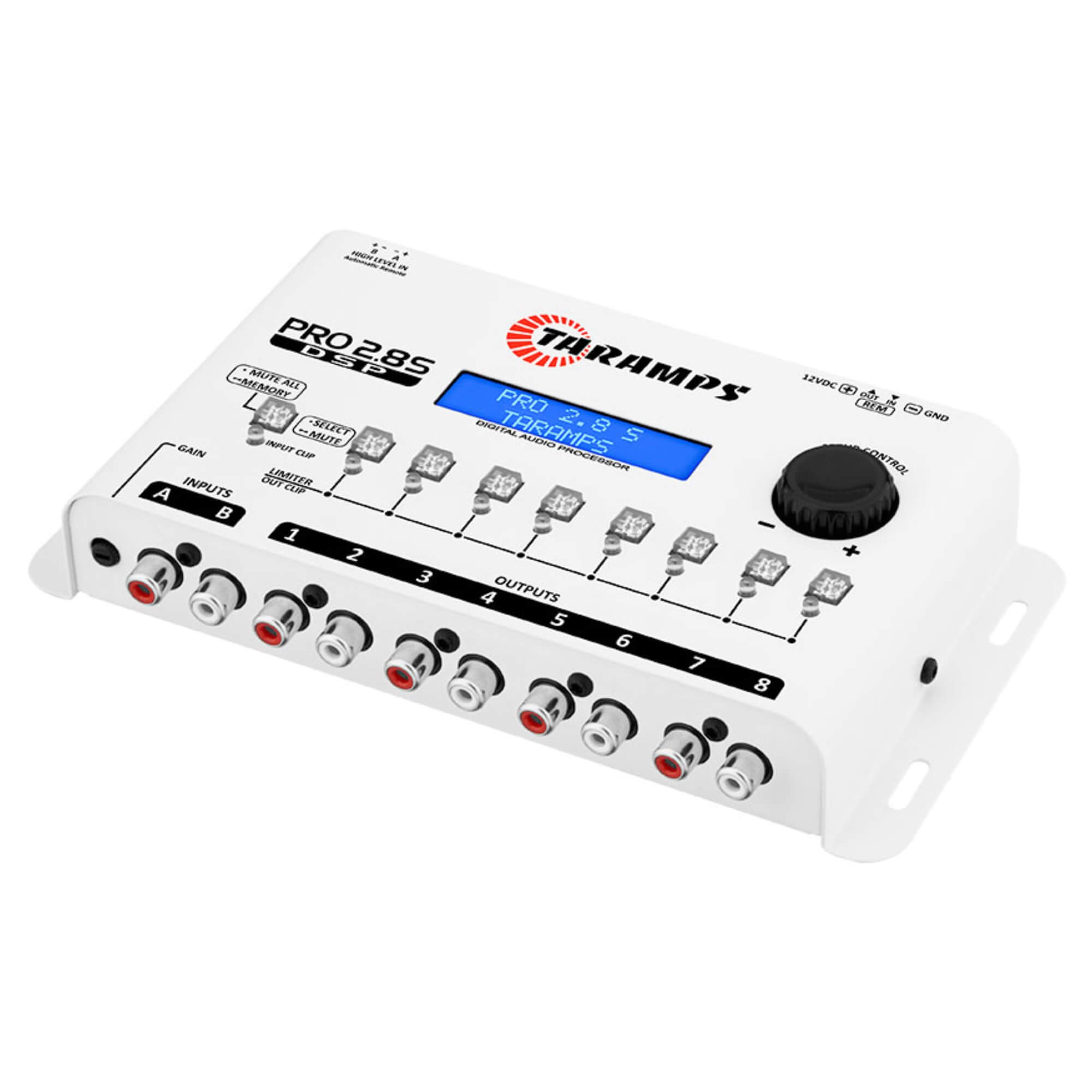 Processador de Áudio Digital 8 Vias Pro 2.8S Branco Taramps - 902271