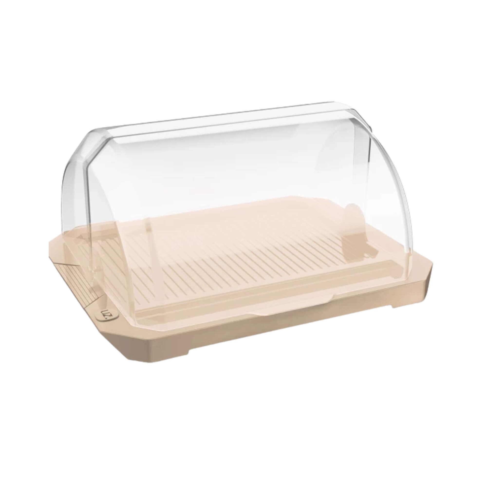 Porta Pão Premium com Tampa na cor Capuccino UZ Utilidades - UZ244-CAP
