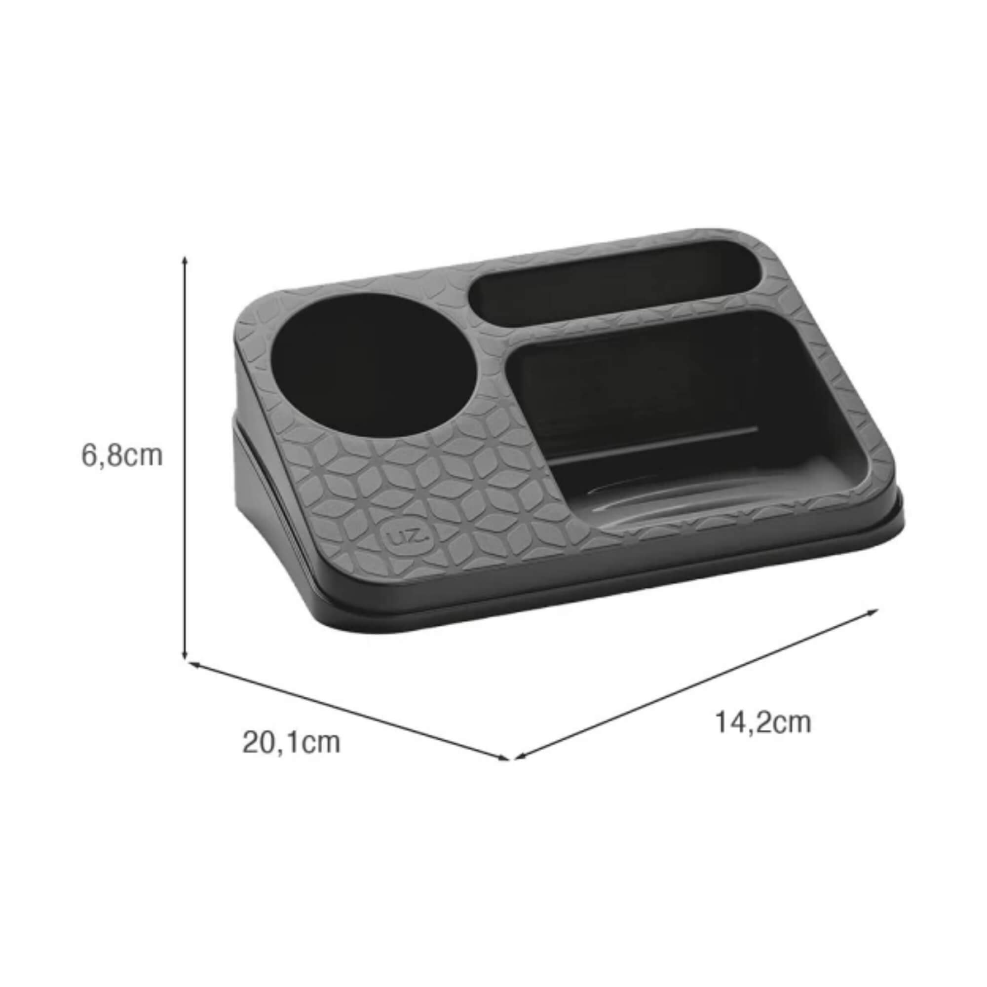 Organizador de Pia Premium Preto UZ Utilidades - UZ395-PR