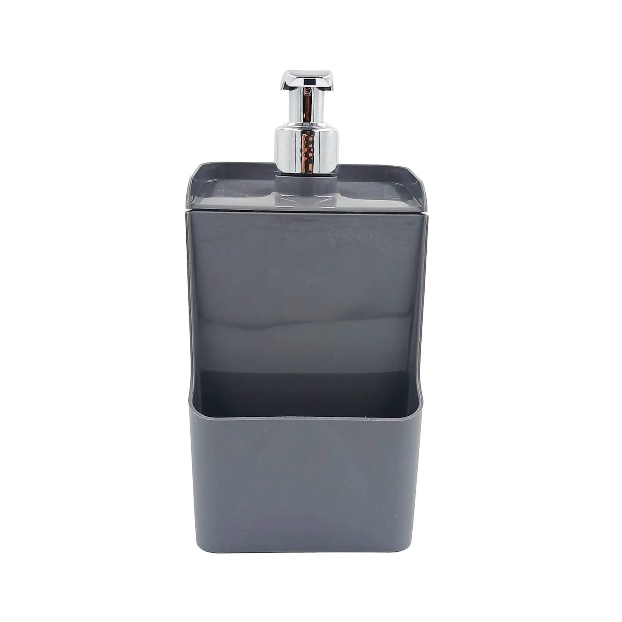 Dispenser Slim de Plástico Cinza Titânio 500ml UZ Utilidades - UZ399-CIN