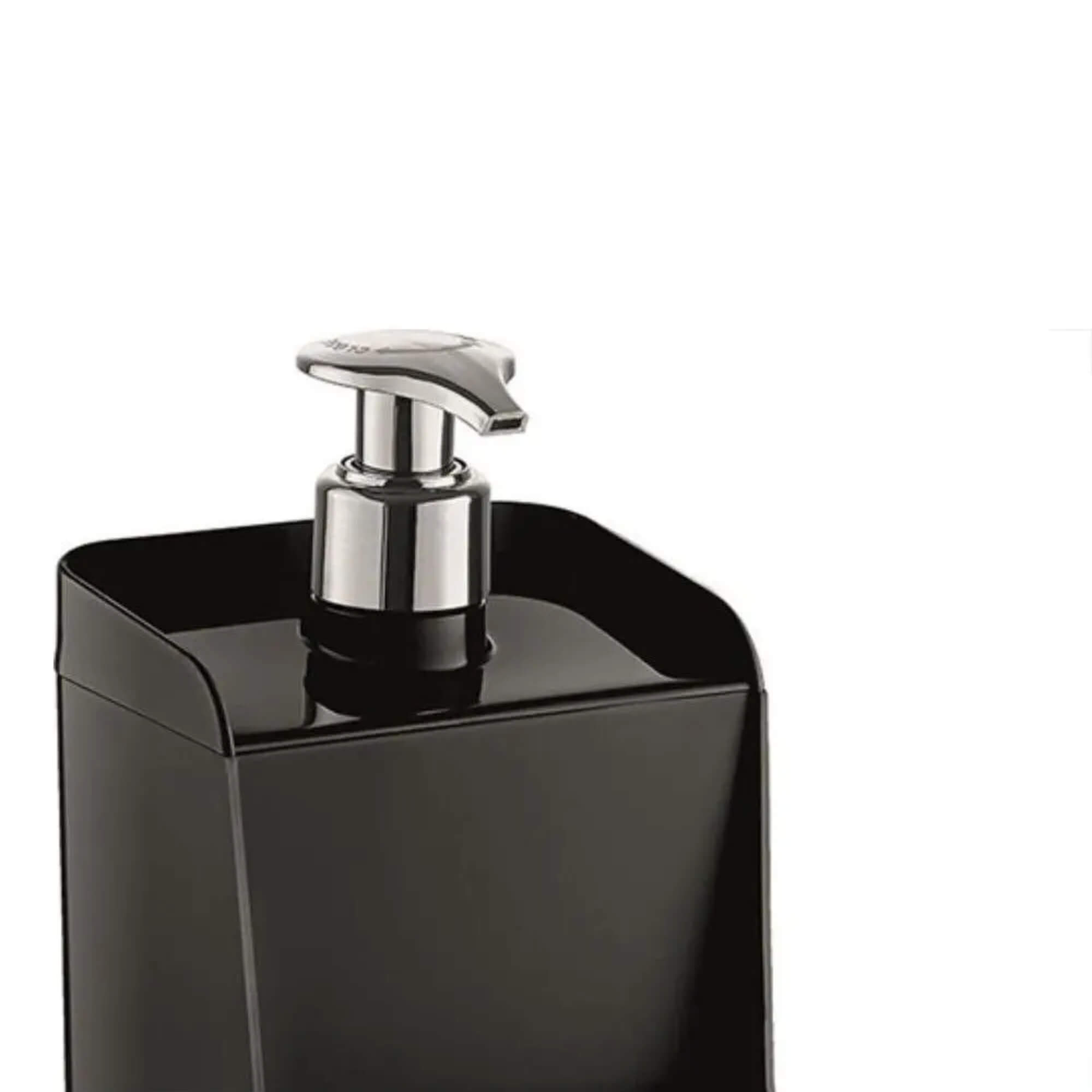 Dispenser Slim de Plástico Preto 500ml UZ Utilidades - UZ399-PR