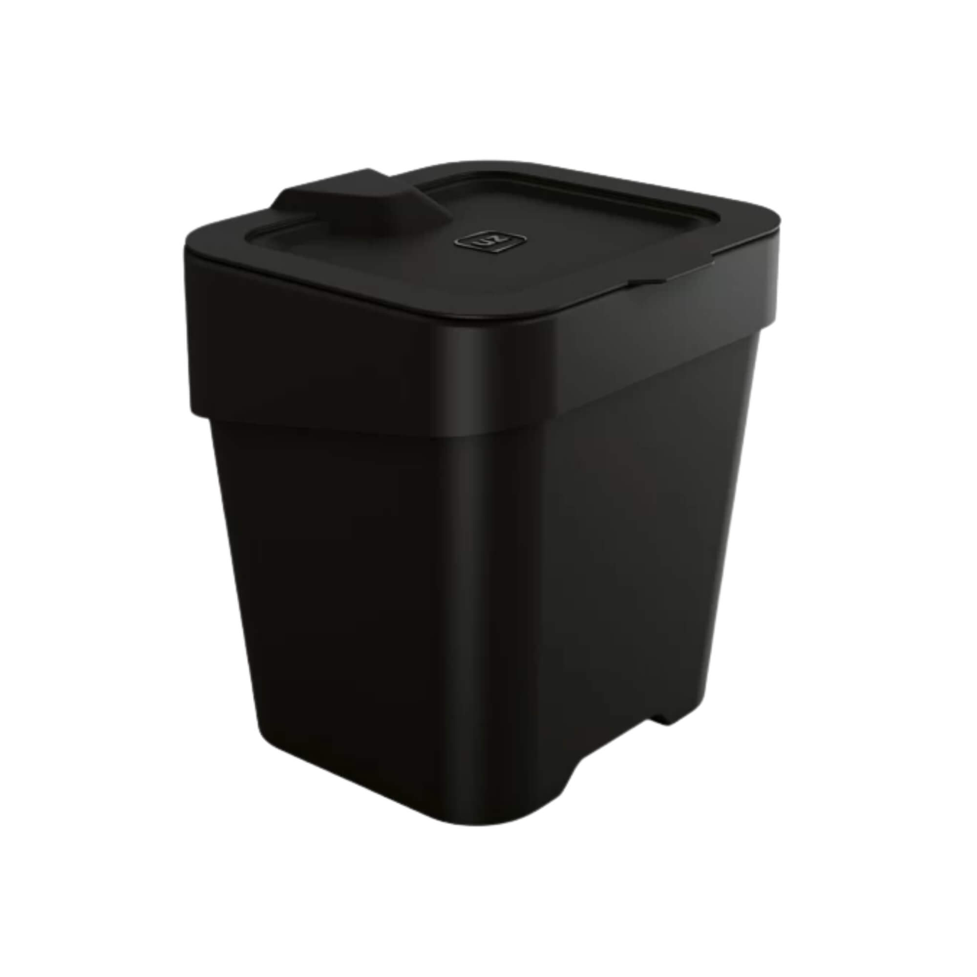 Lixeira de Pia Slim 2,5 Litros Preto UZ Utilidades - UZ420-PR