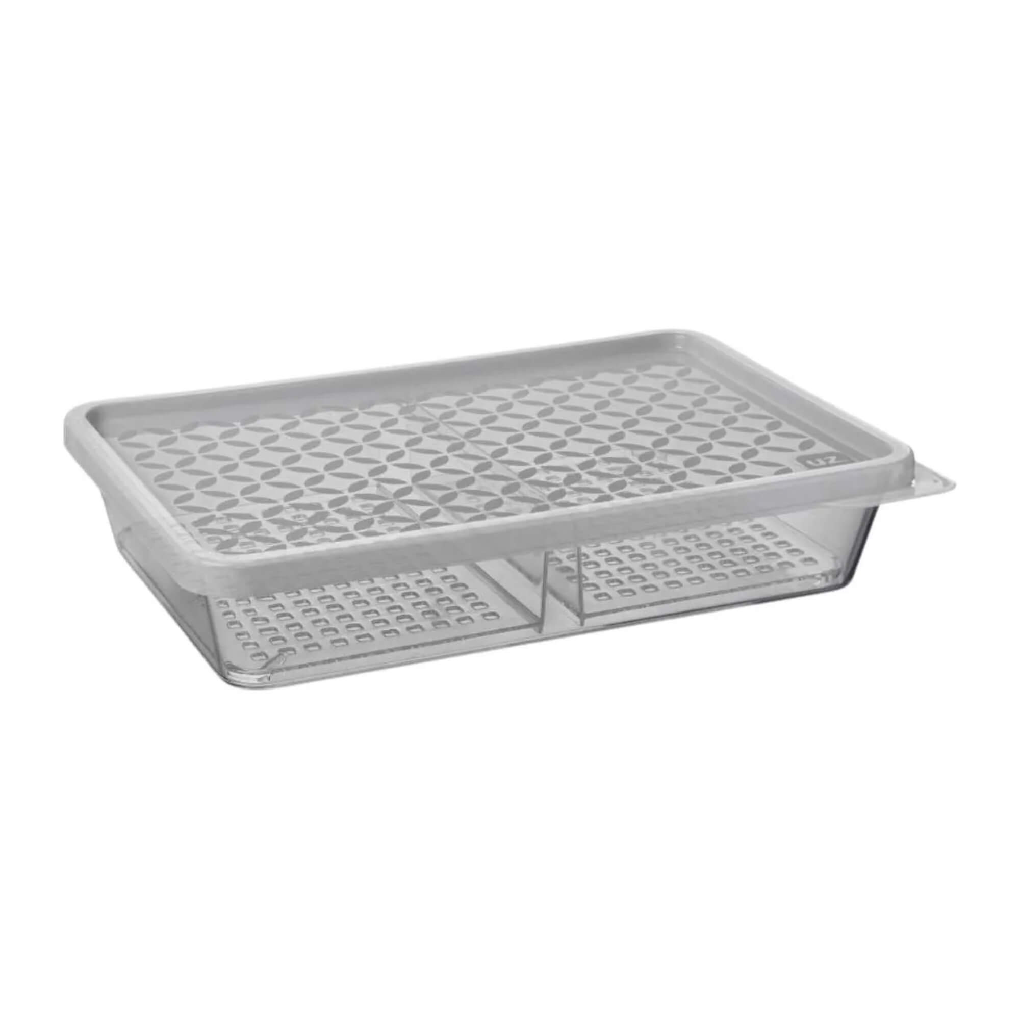 Porta Frios Transparente com Tampa de Plástico UZ Utilidades - UZ428-TR