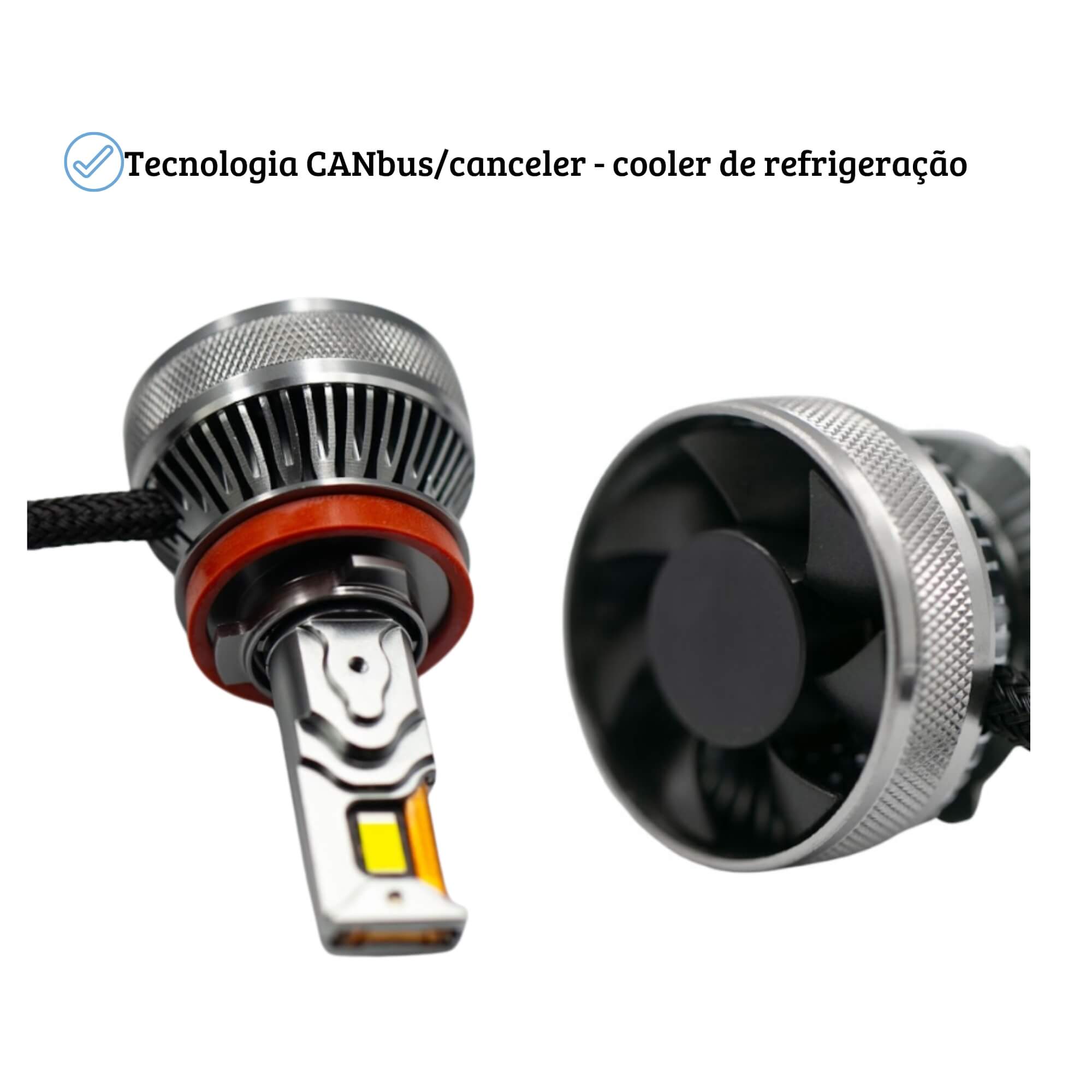 COMP Kit Lâmpadas LED Ultra Extreme White Uppertech H11 T10 W5W T20 7443 12/24V