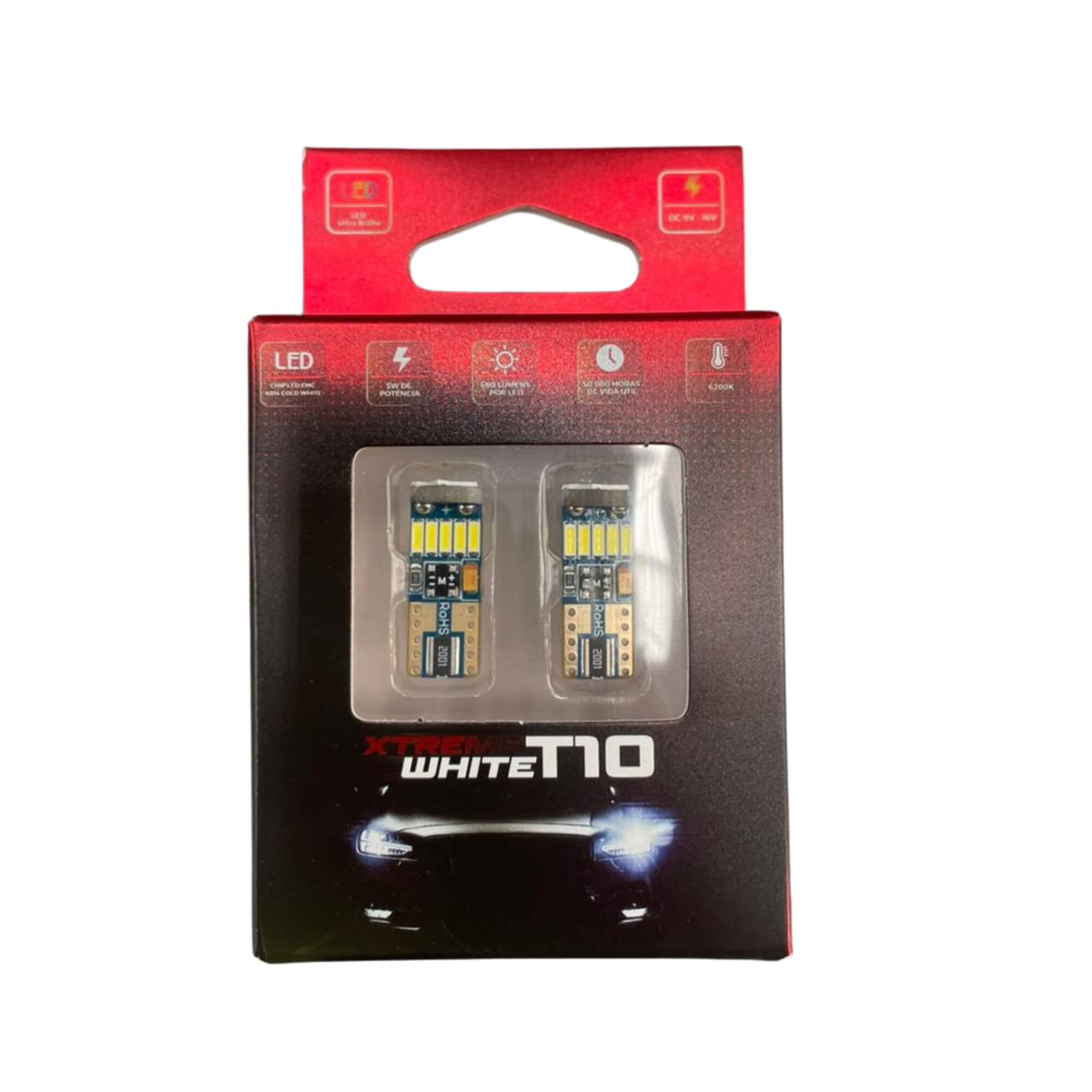 COMP Kit Lâmpadas LED Ultra Extreme White Uppertech H11 T10 W5W T20 7443 12/24V