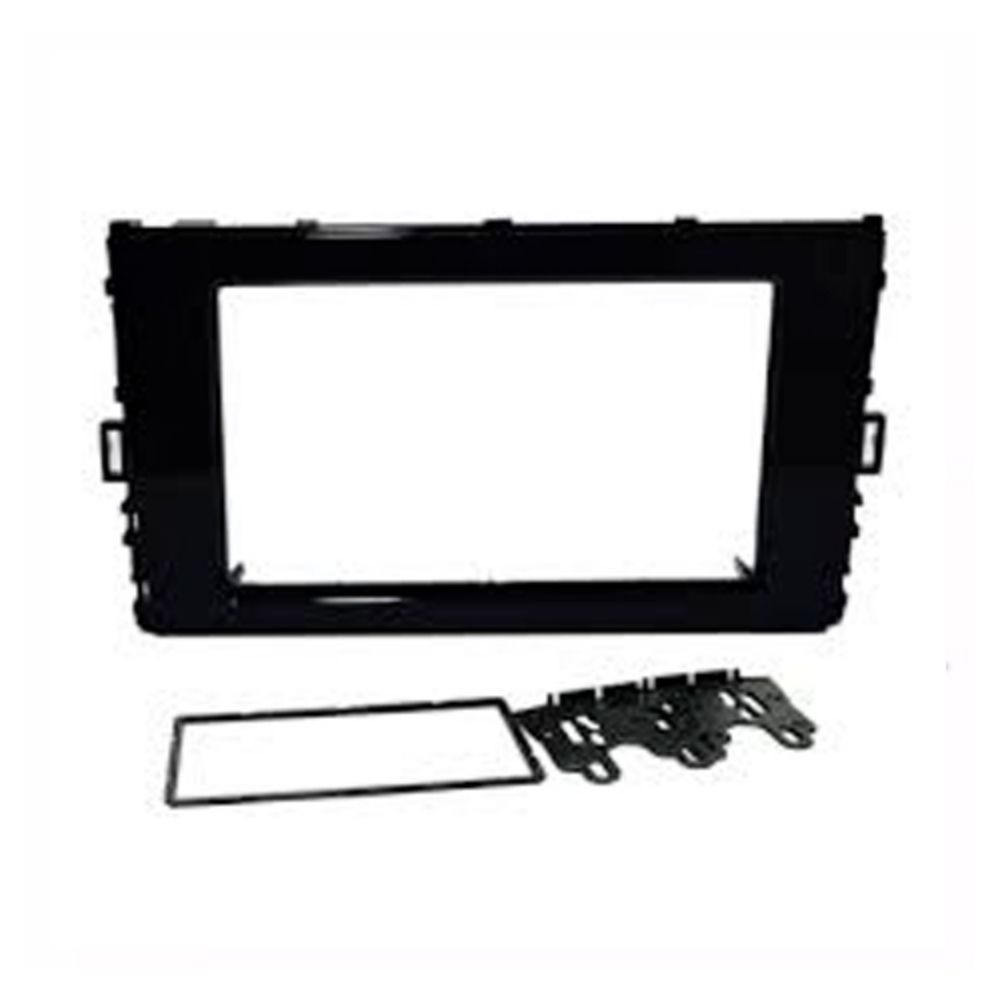 COMP Kit Moldura 1 e 2 Din Volkswagen Polo  Virtus e T-Cross + Canbus para sistemas Android