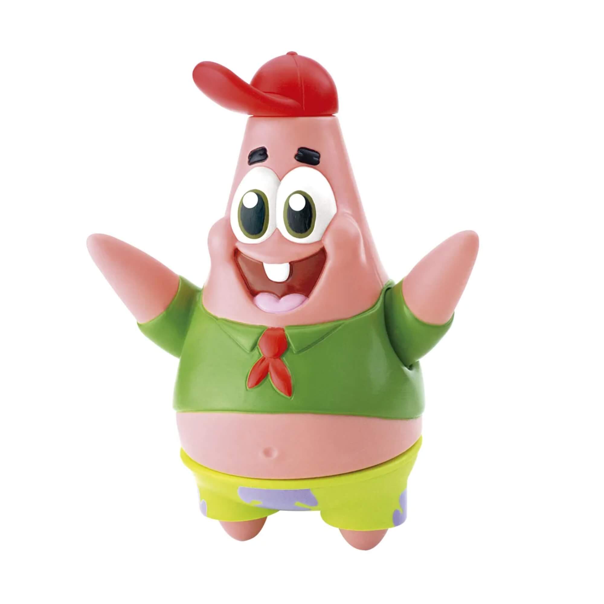 Boneco Patrick 18cm de Altura com Articulações Vinil Atóxico Bob Esponja Lider - 3077