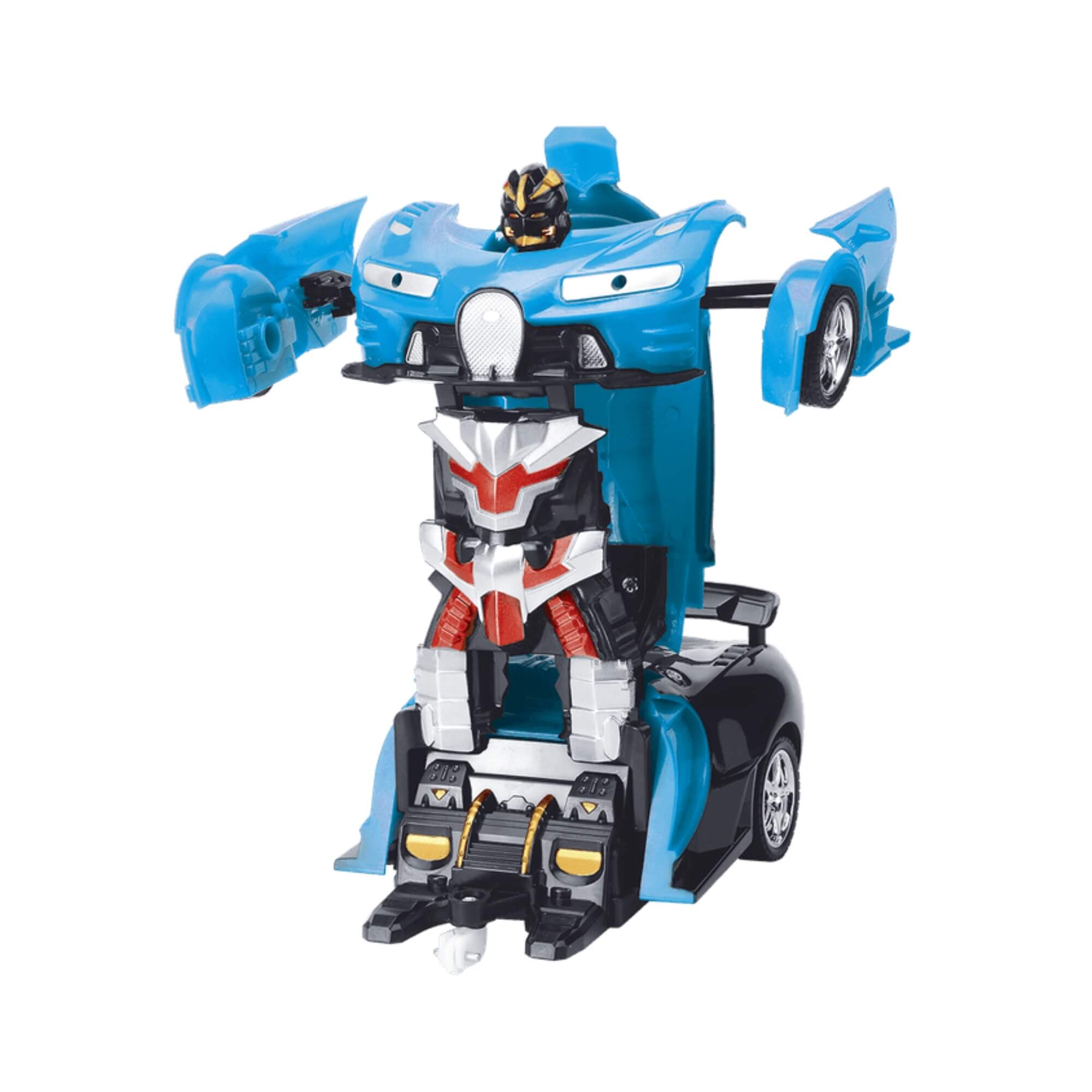Carrinho Transformável Controle Remoto Megaformers Auto Neptune Azul Multikids - BR1652