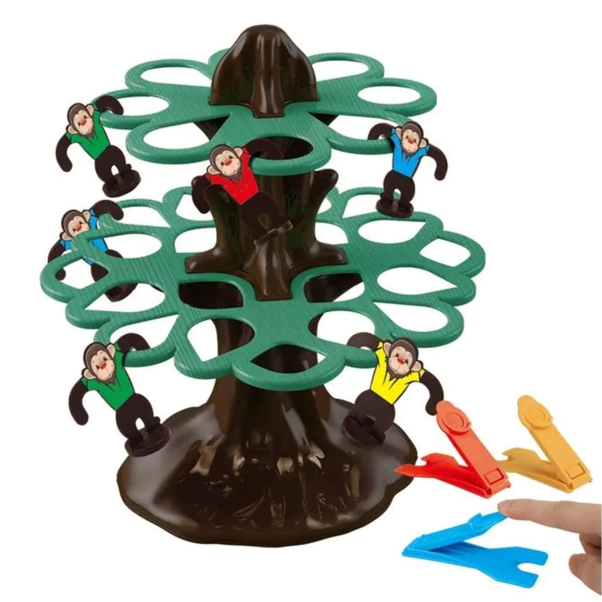 Jogo Cada Macaco no Seu Galho c/ Lançadores e Plataforma Multikids - BR1775