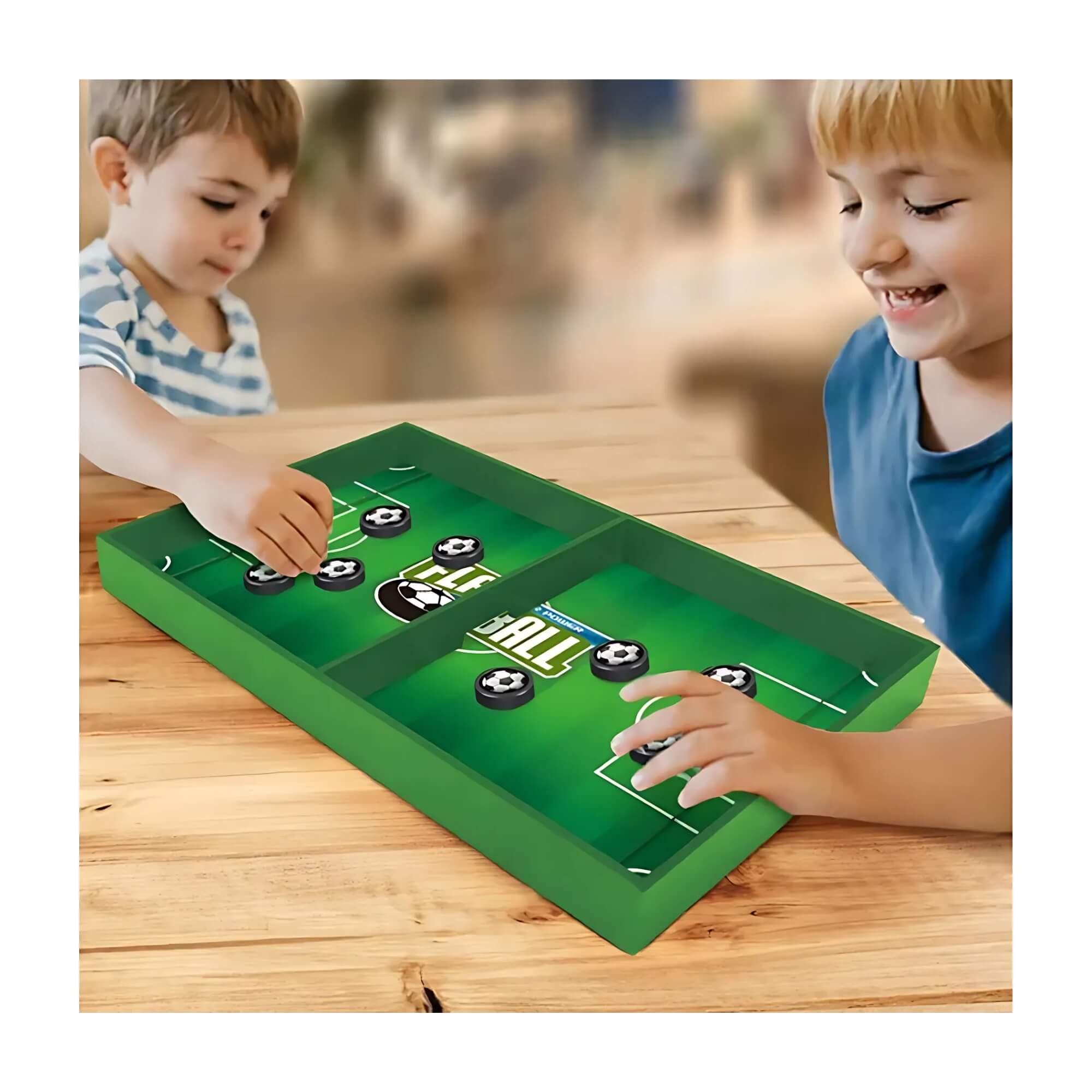 Futebol de Mesa Jogo de Botão Flat Ball Brinquedo Multikids - BR2010