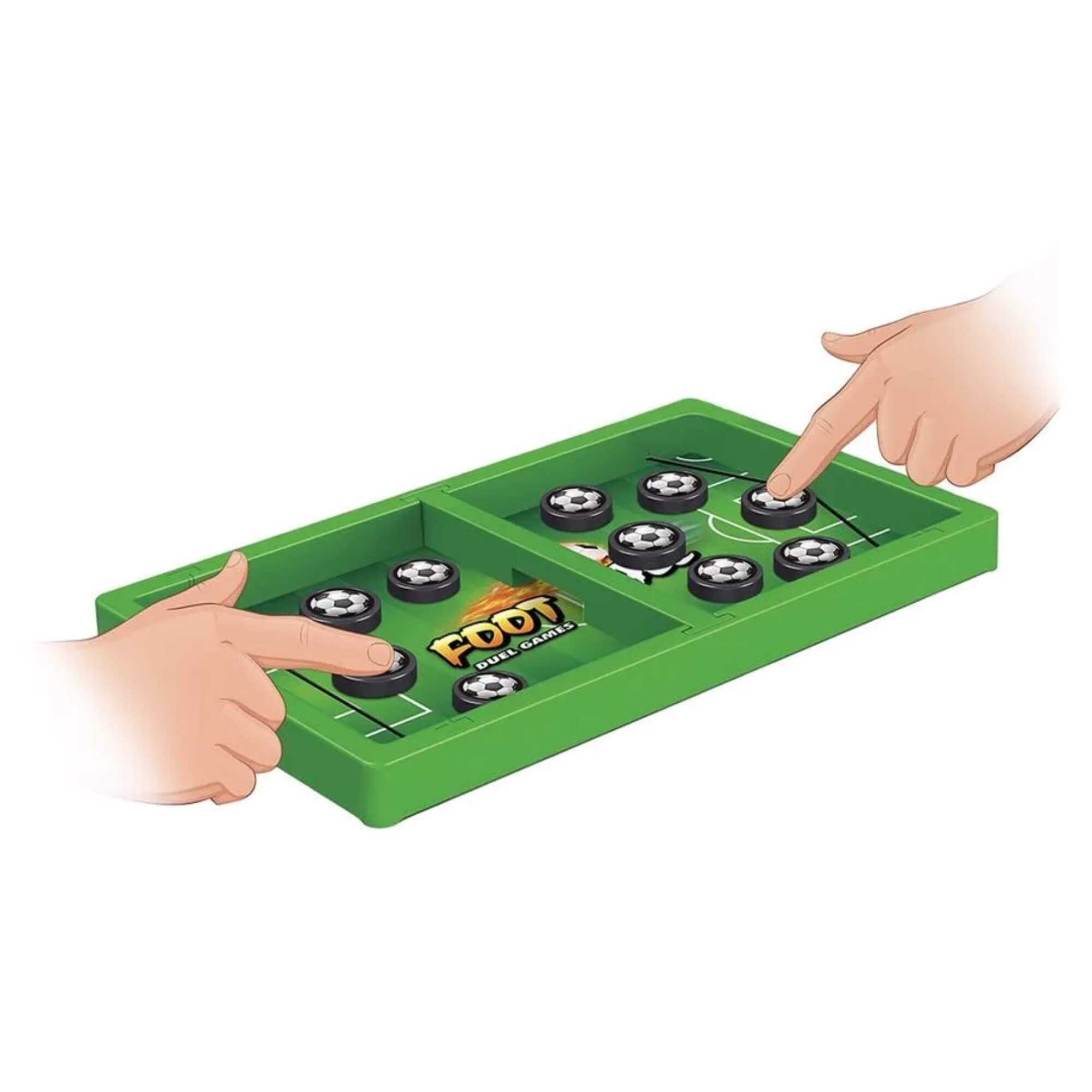 Futebol de Mesa Jogo de Botão Flat Ball Brinquedo Multikids - BR2010