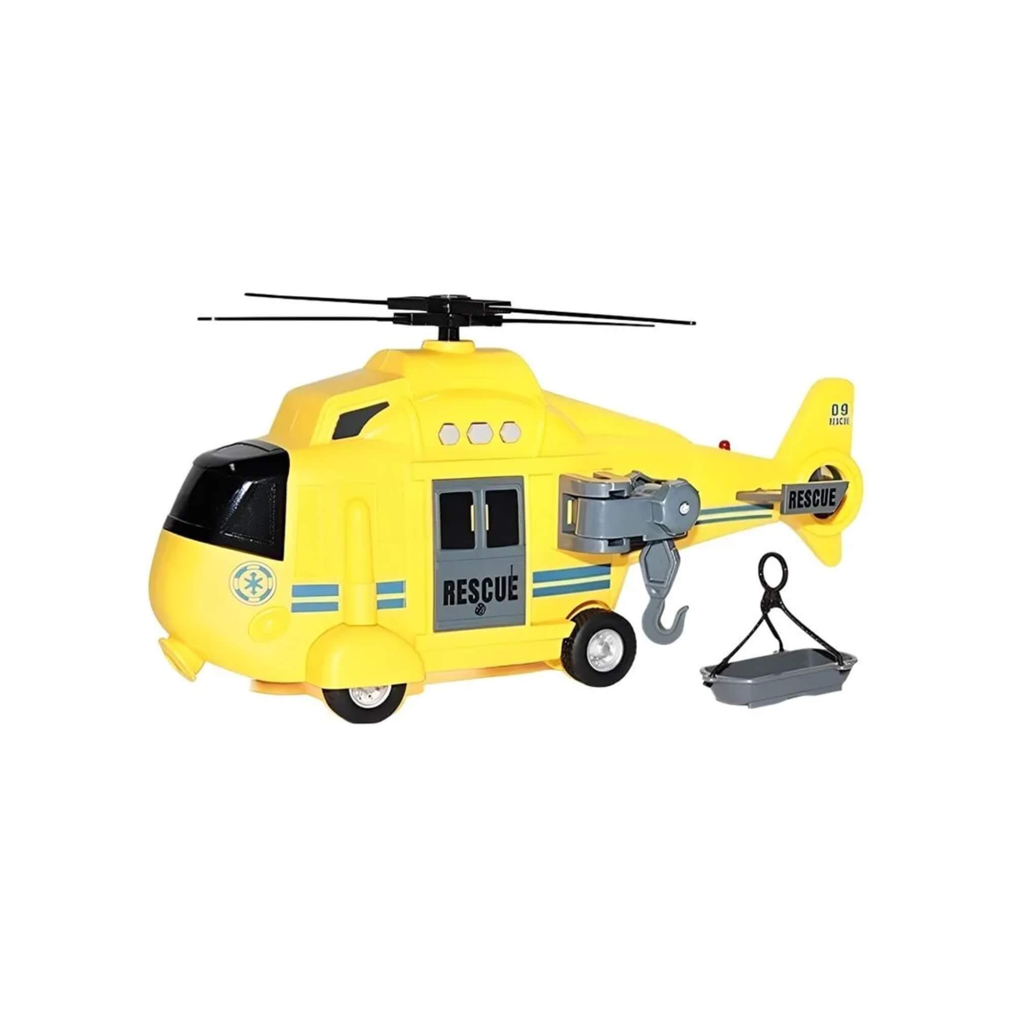 Brinquedo Infantil Helicóptero de Resgate com Luz e Som Multikids - BR2232