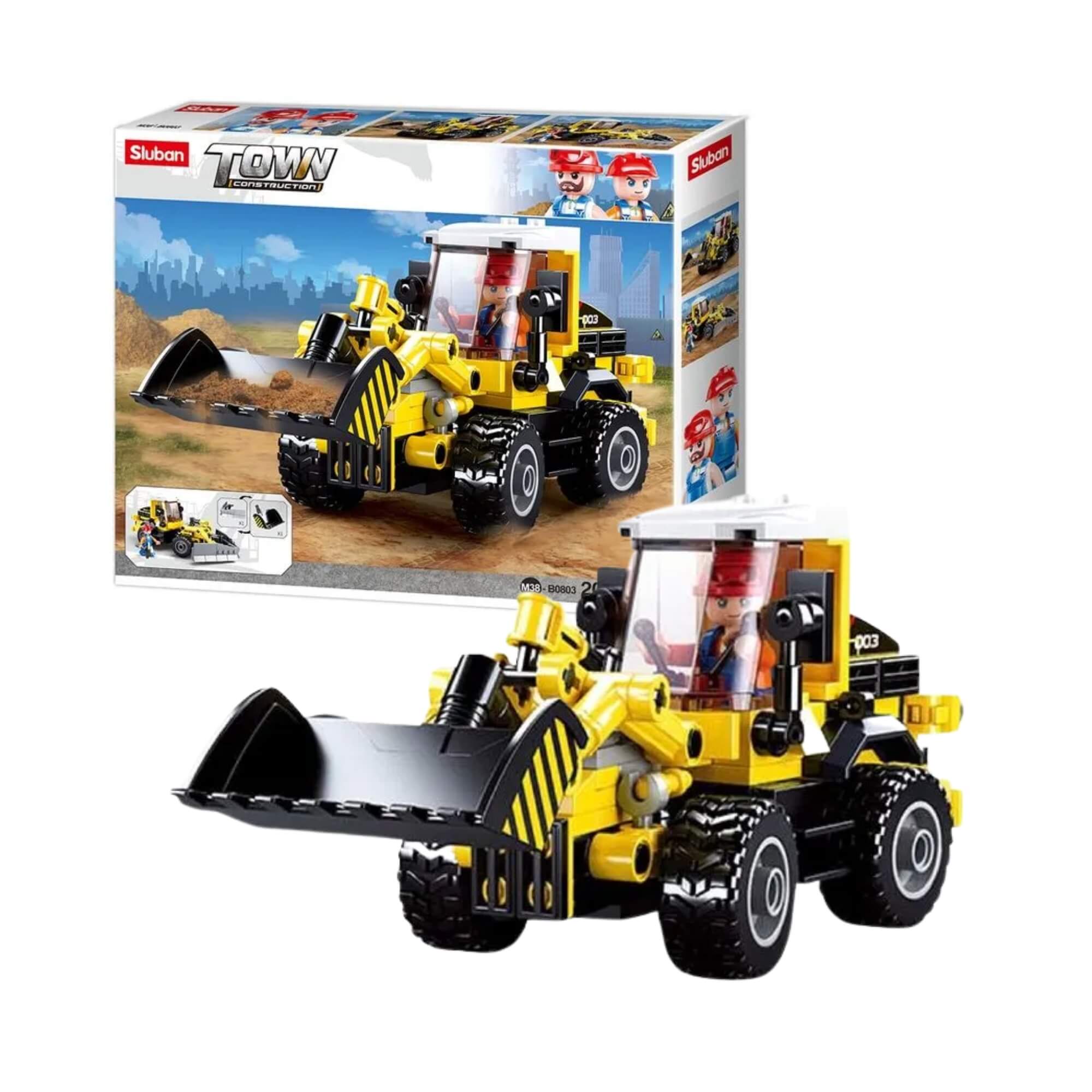 Brinquedo Infantil Blocos de Montar Trator 200 Peças Multikids - BR2282