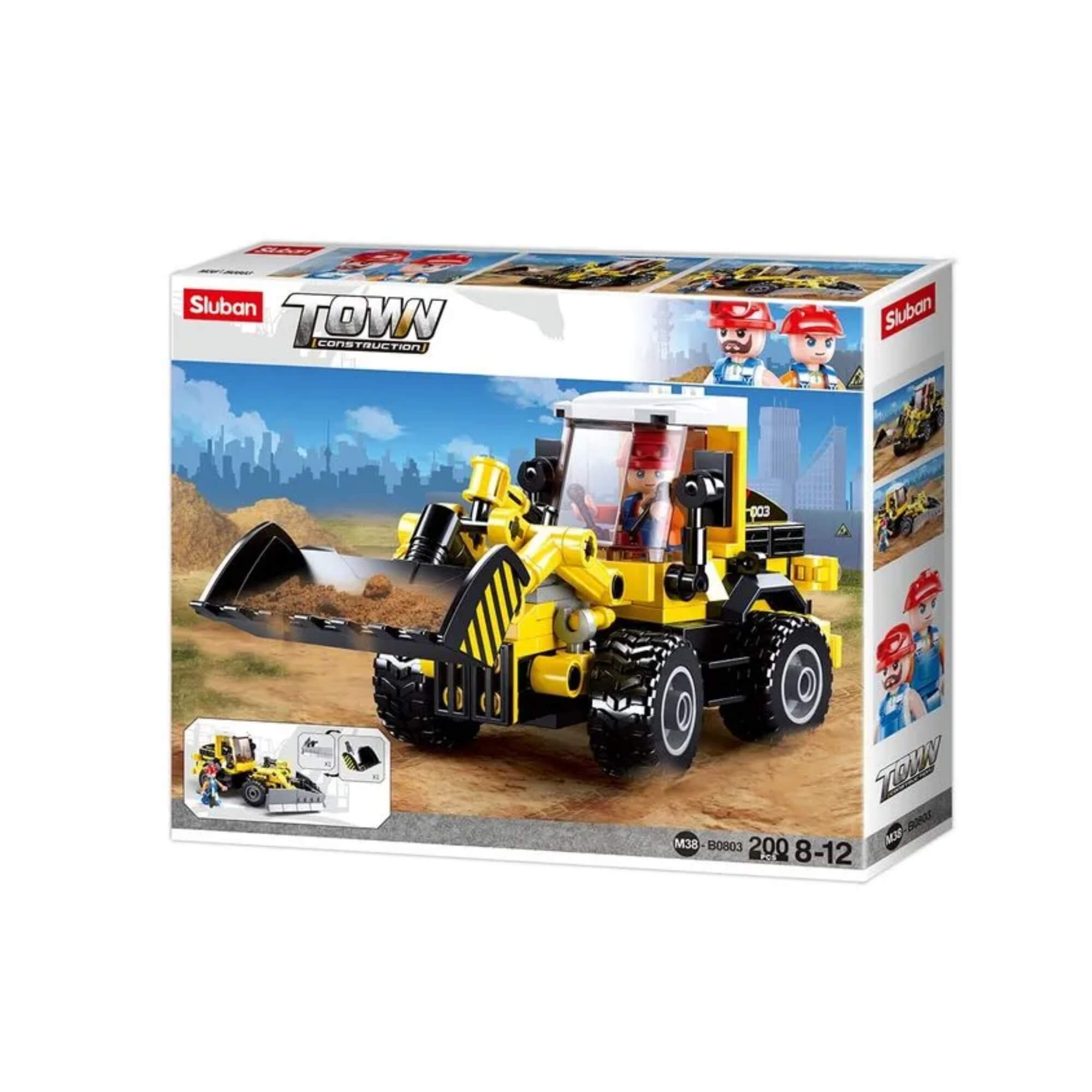 Brinquedo Infantil Blocos de Montar Trator 200 Peças Multikids - BR2282