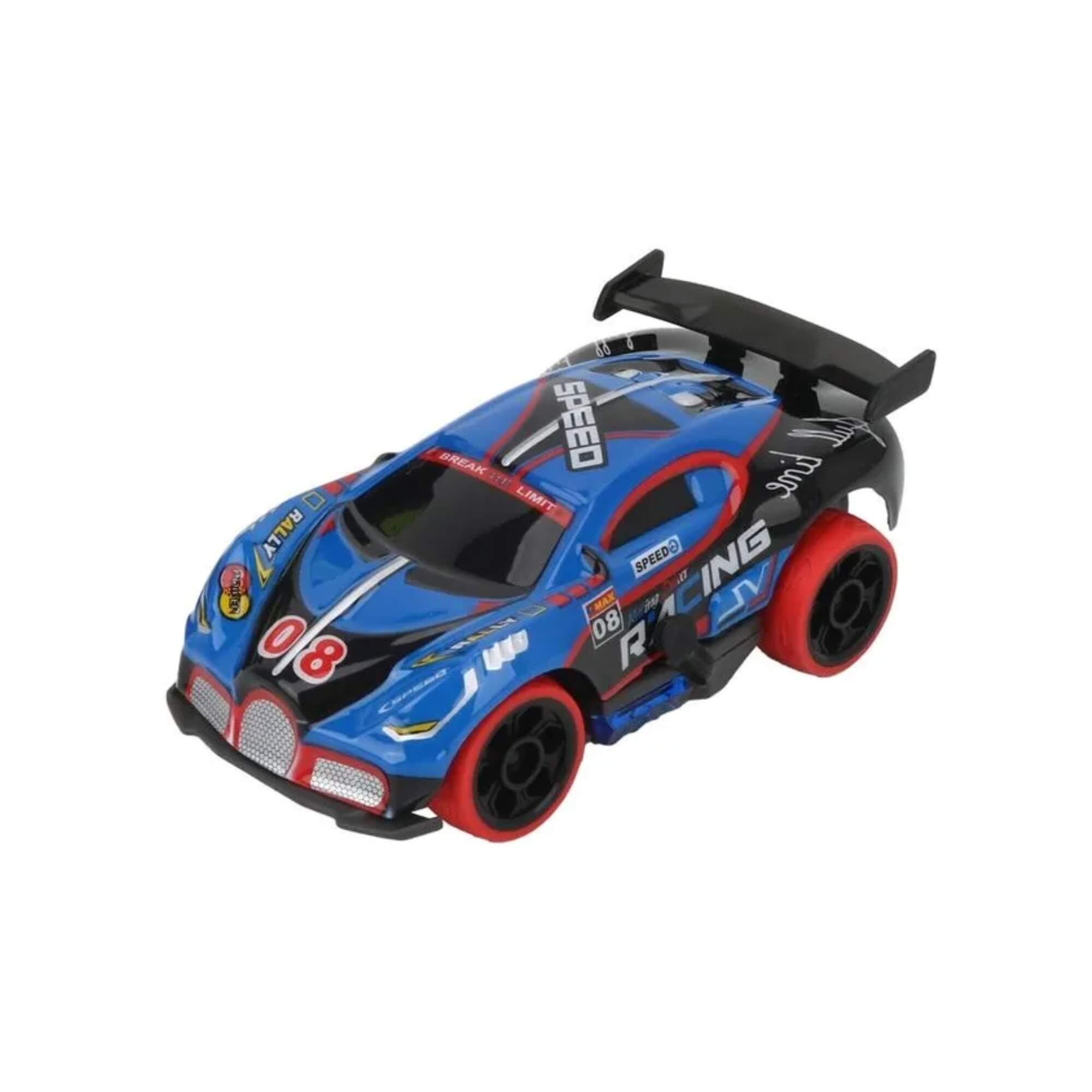 Brinquedo Infantil Carro de Corrida Turbo de Controle Remoto com Luz Led Multikids - BR2290