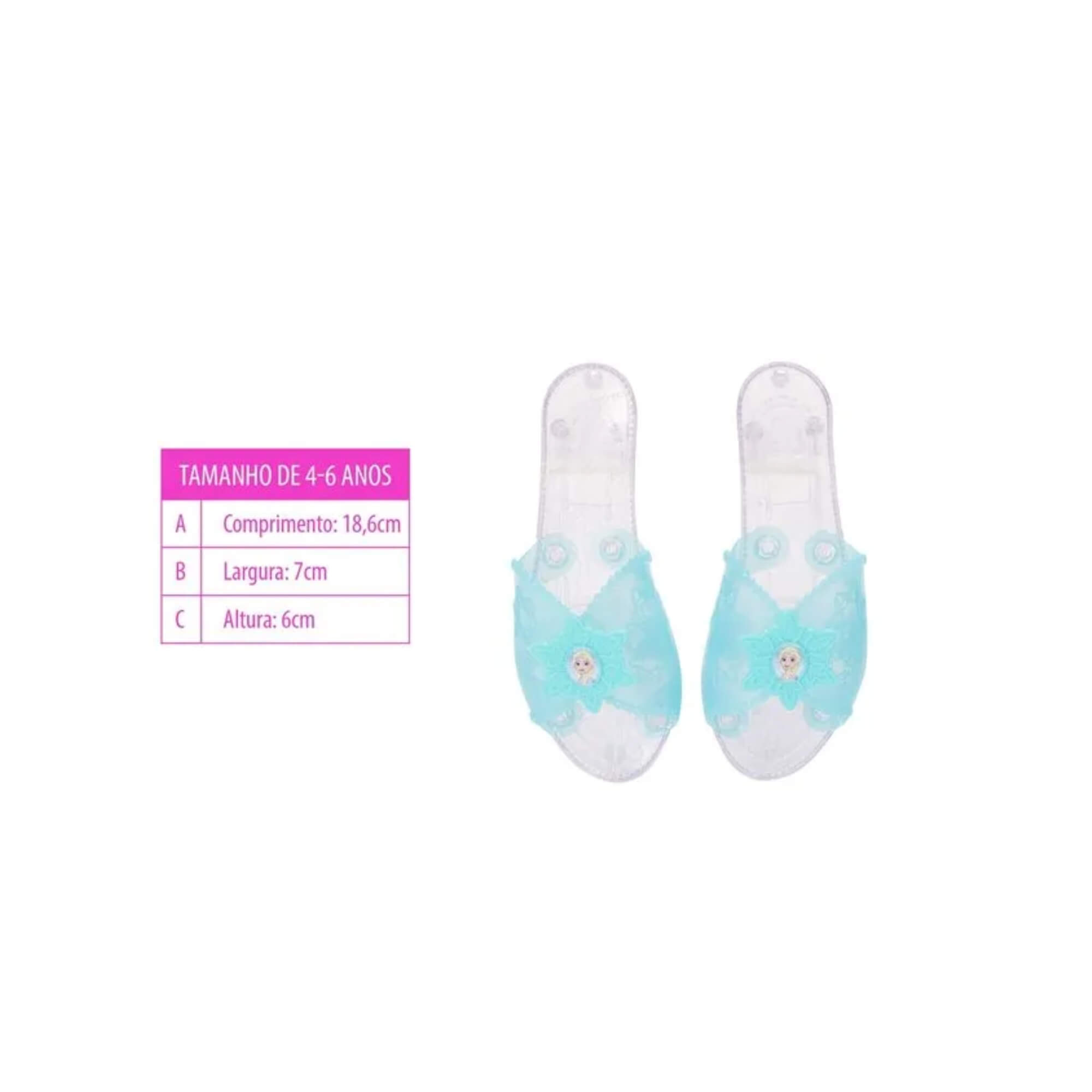 Boneca Disney Frozen Elsa Kit c/ Fantasia, Sapatos e Acessórios Multikids - BR2330