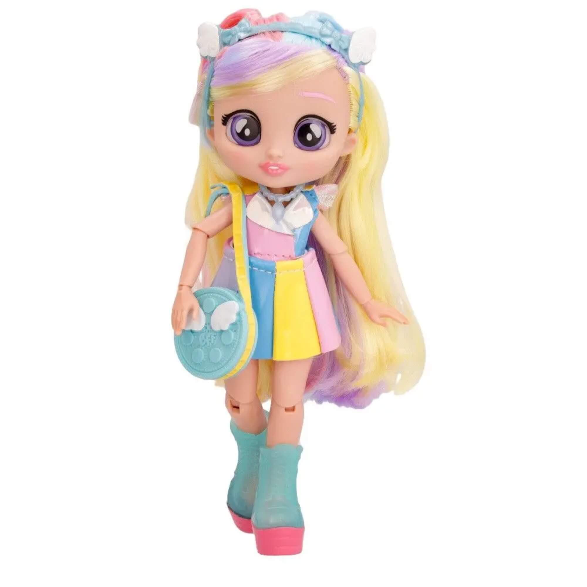 Boneca BFF By Cry Babies Jenna Articulada Brinquedo Multikids BR2353
