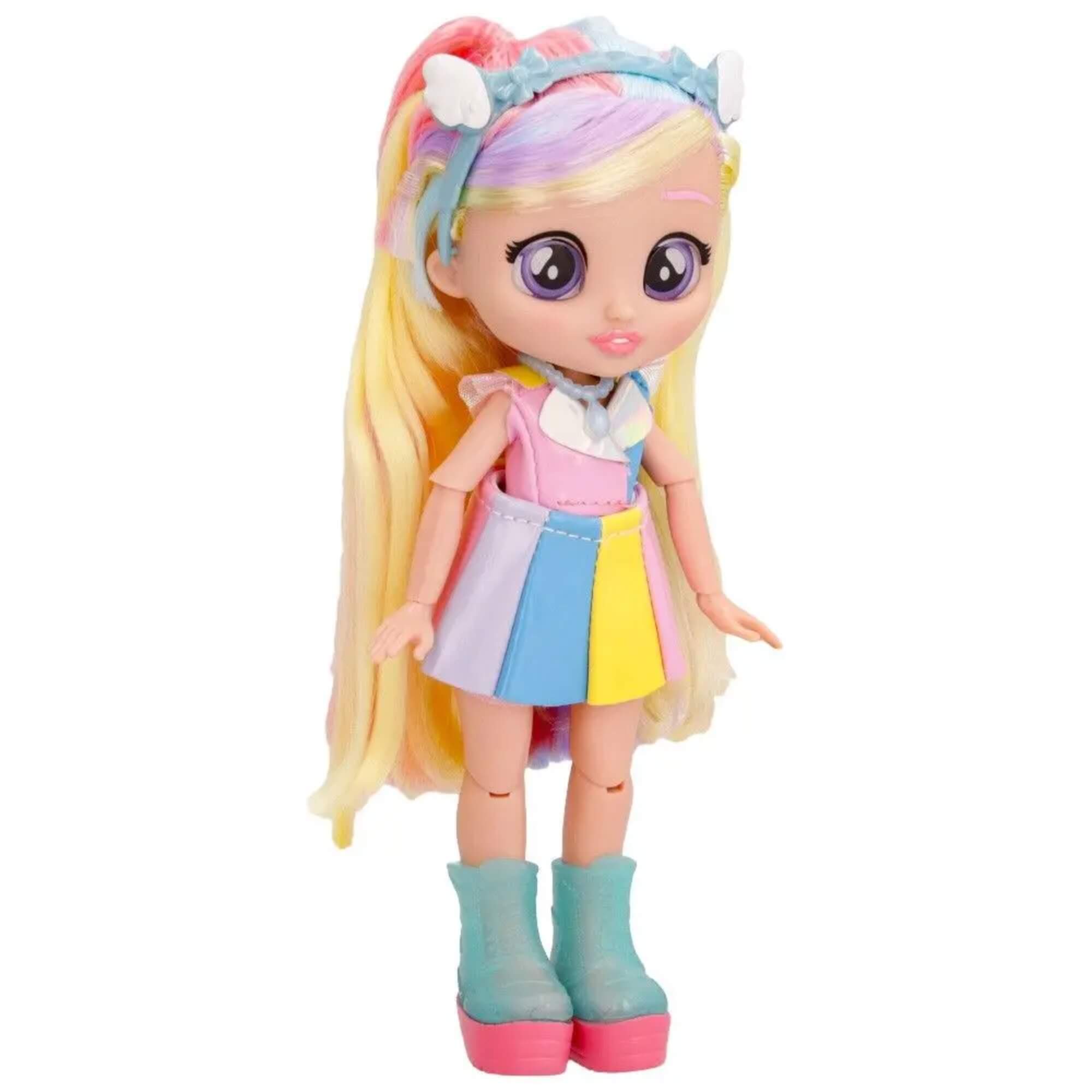 Boneca BFF By Cry Babies Jenna Articulada Brinquedo Multikids BR2353