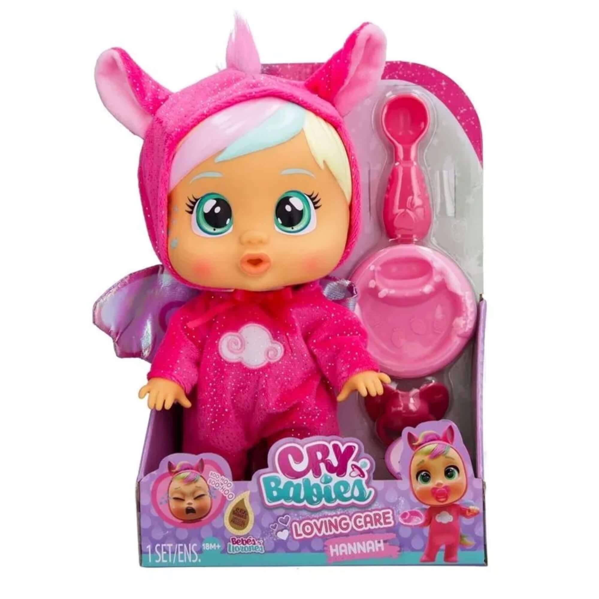Boneca Cry Babies Loving Care Fitsy Dreamy 26cm Multikids - BR2395