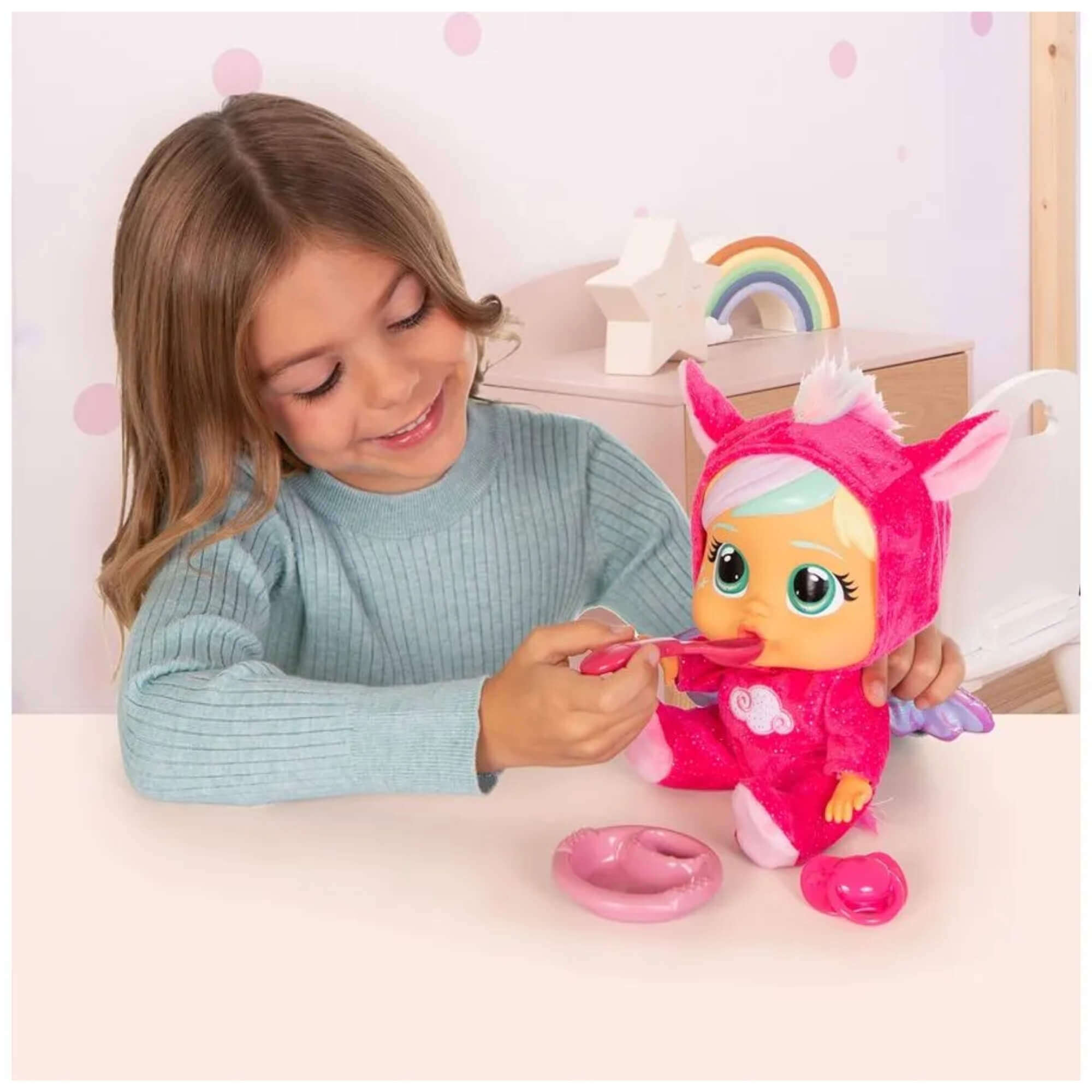 Boneca Cry Babies Loving Care Fitsy Dreamy 26cm Multikids - BR2395