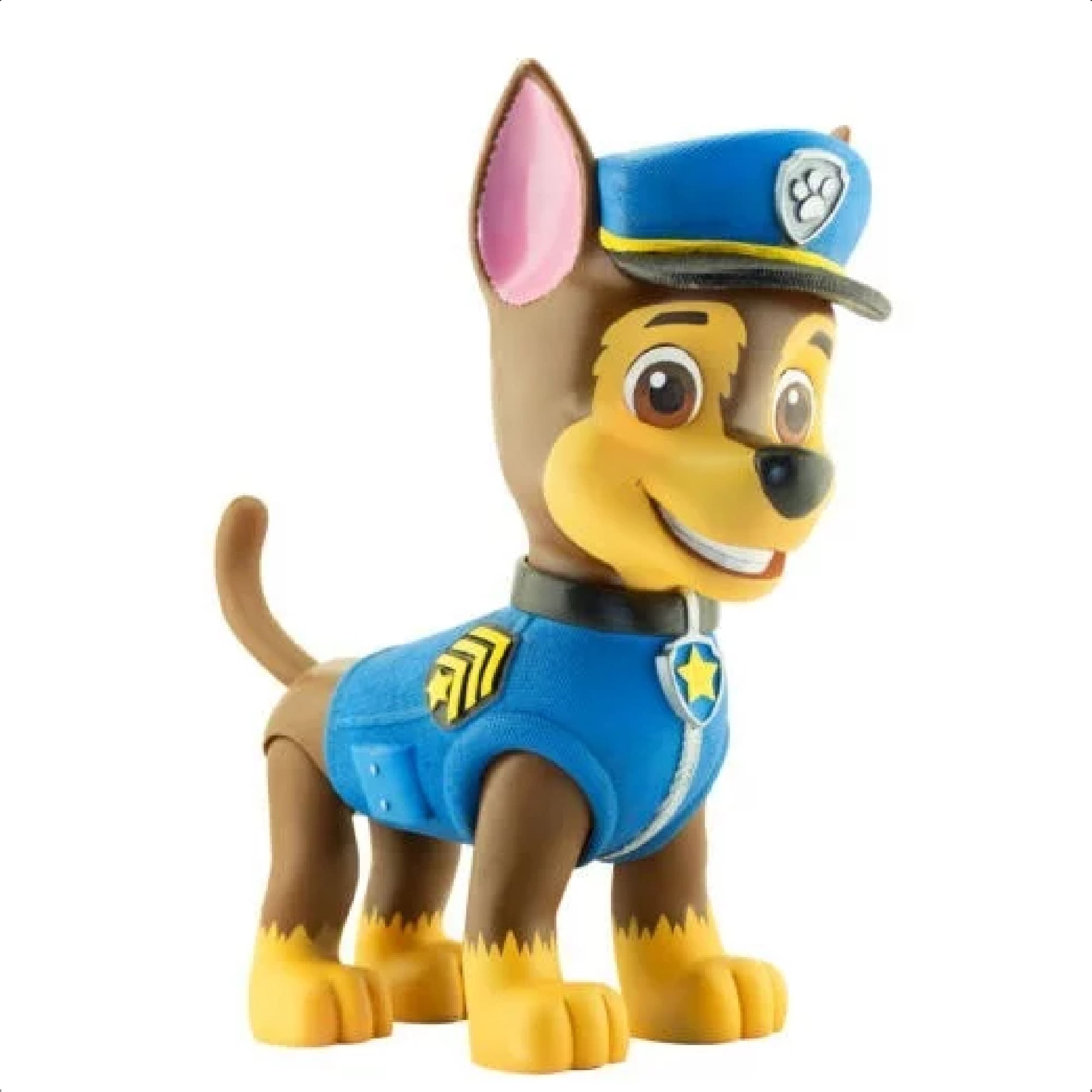 COMP Boneco Chase Gigante + Mochila Infantil 45cm Patrulha Canina Candide Mimo Toys