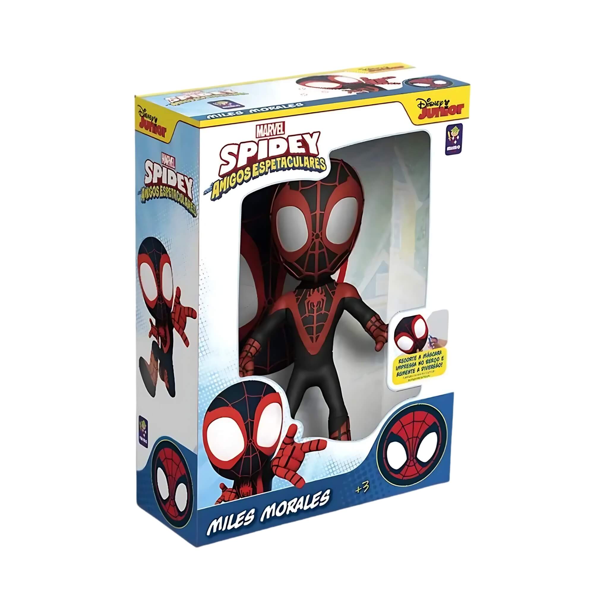 Brinquedo Infantil Boneco Miles Morales 45cm Marvel Amazing Friends Mimo Toys - 0446
