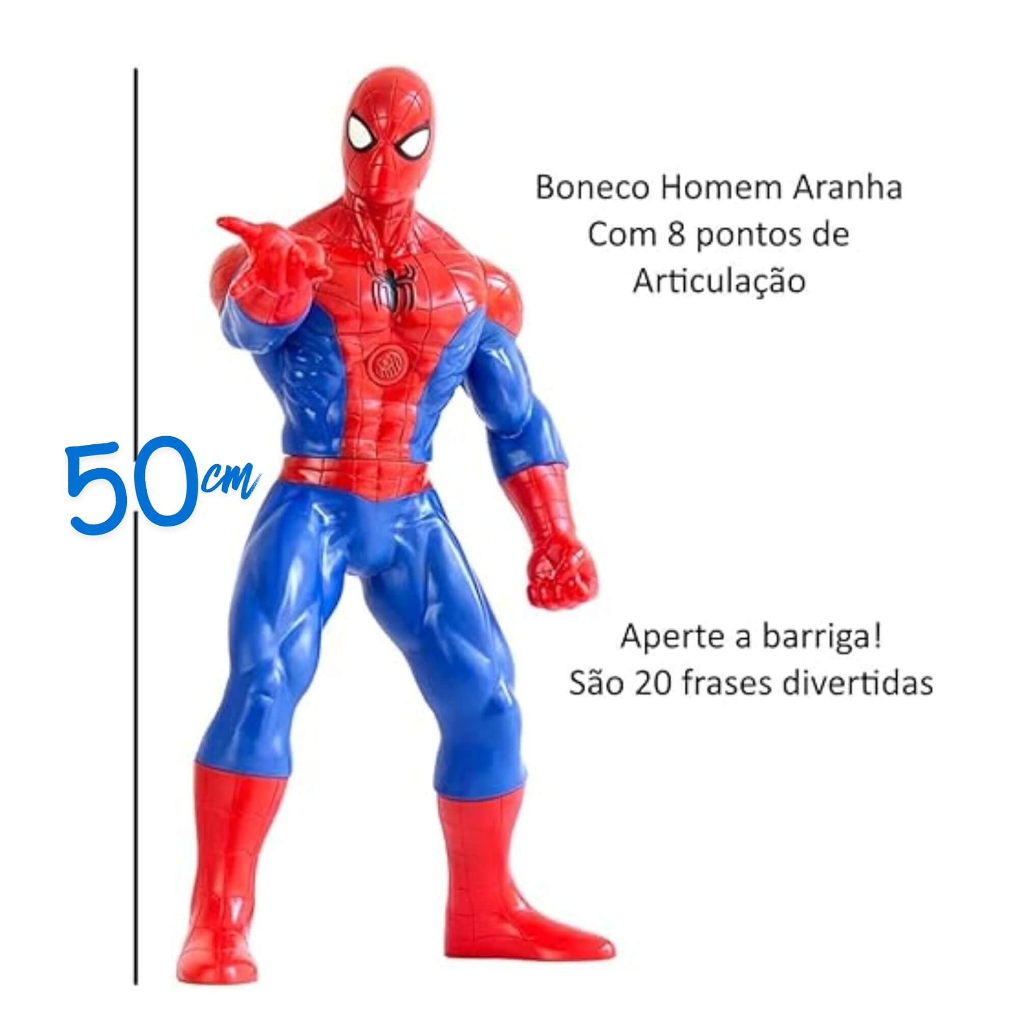 Brinquedo Infantil Boneco Homem Aranha Universe 20 Frases Mimo Toys - 0590