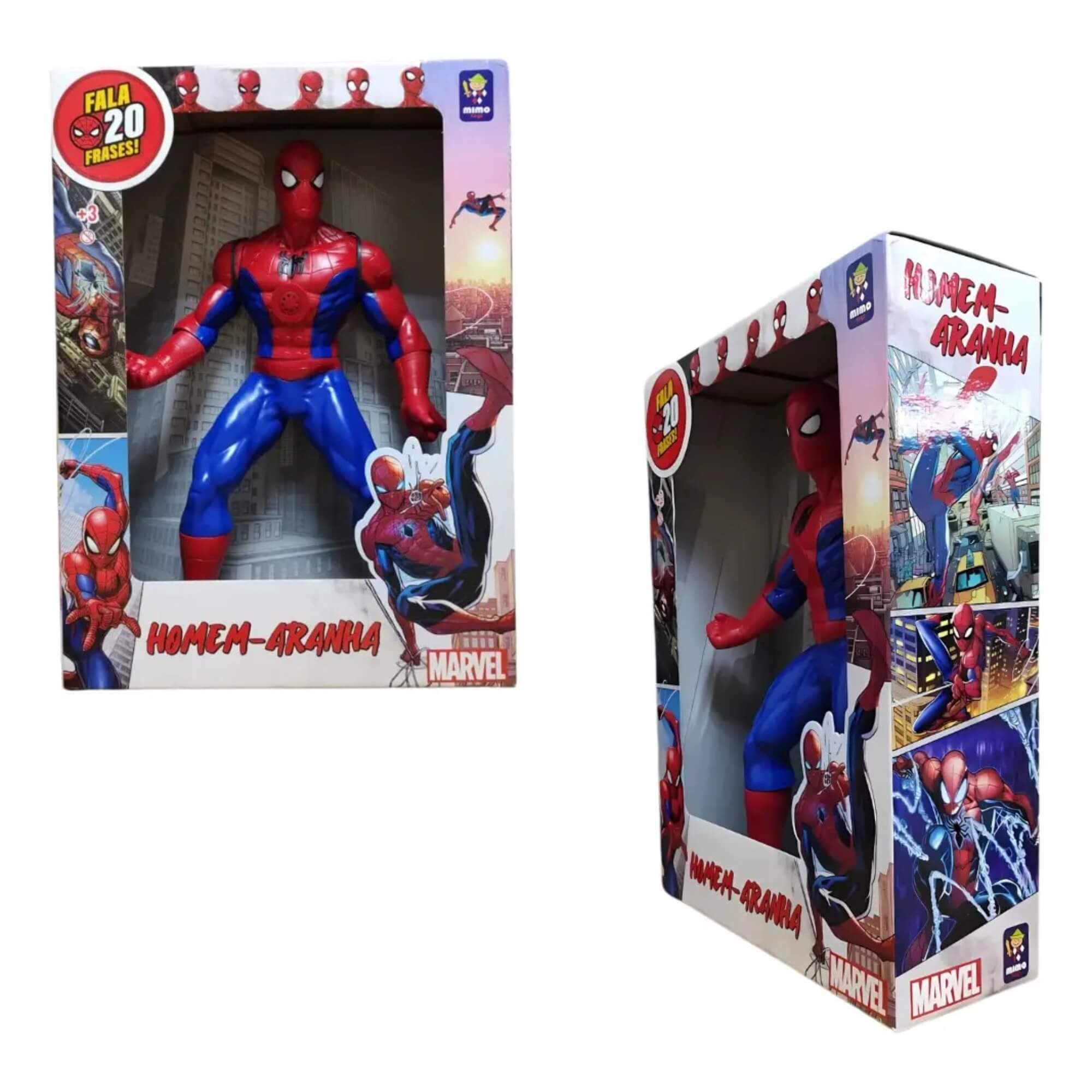 Brinquedo Infantil Boneco Homem Aranha Universe 20 Frases Mimo Toys - 0590