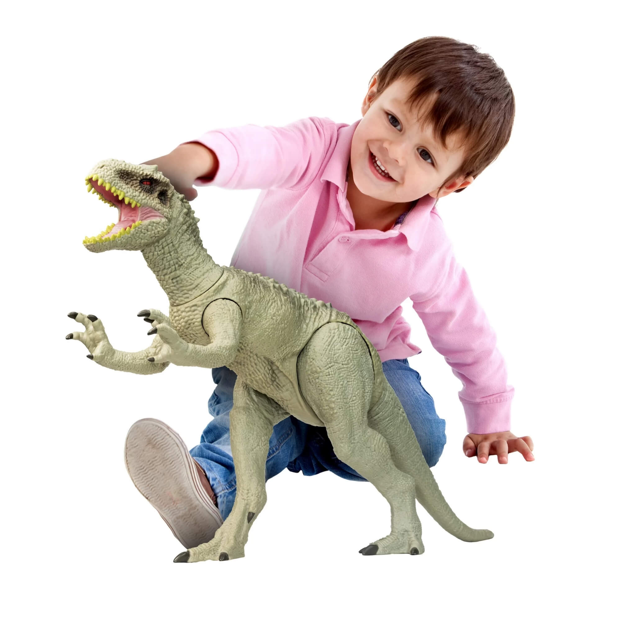 Brinquedo Boneco Dinossauro Indominus Rex Jurassic World Gigante com Som Mimo Toys - 0746