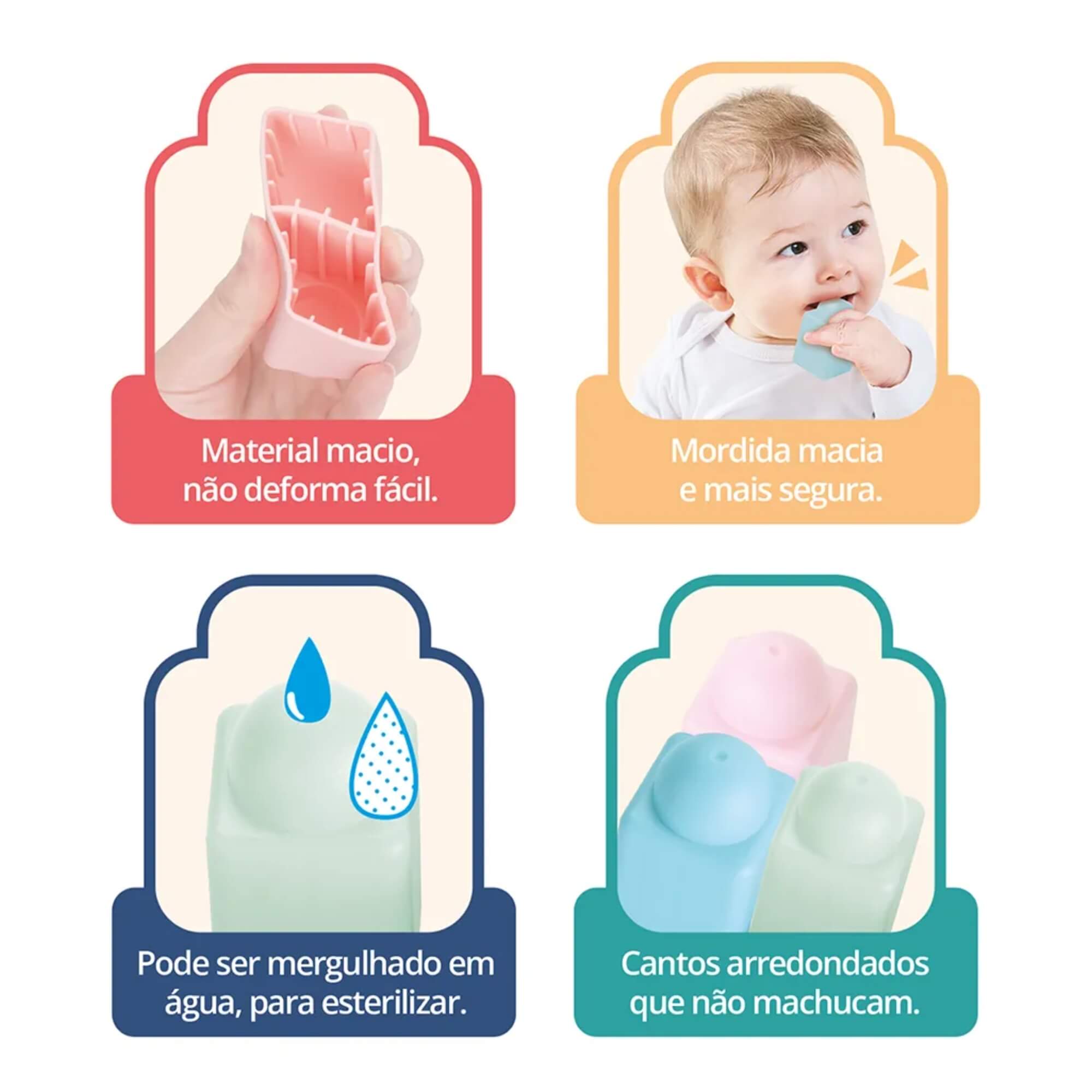 Brinquedo Infantil Soft Blocos Carrinho 22 Peças Xalingo - 63109