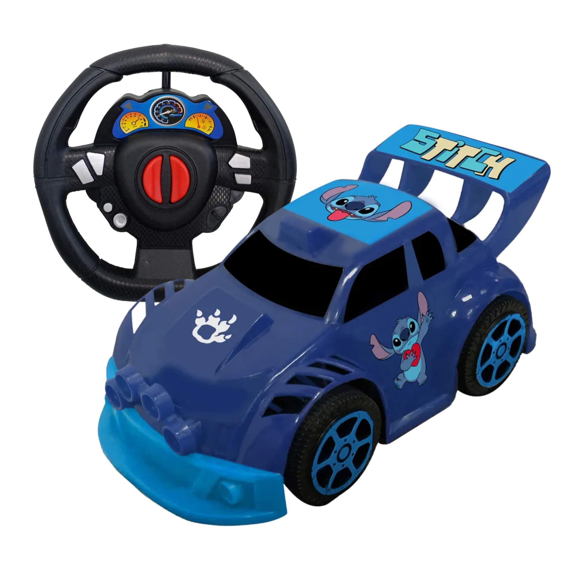 Brinquedo Infantil Carrinho Controle Remoto Stitch Smart Driver Candide - 32002