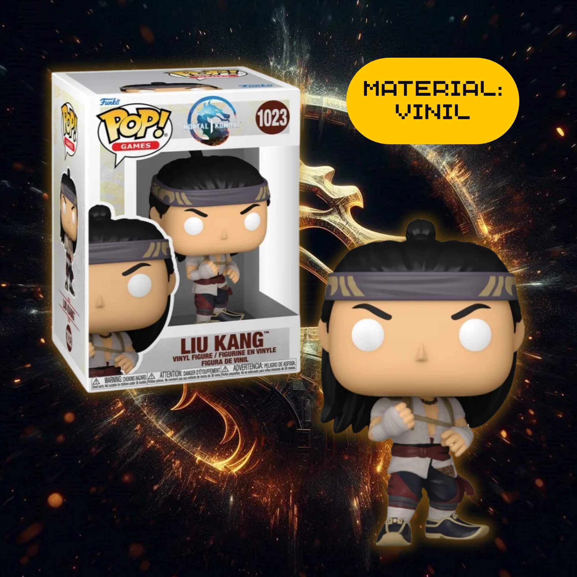Boneco Funko Pop! Mortal Kombat - Liu Kang Candide - 11862
