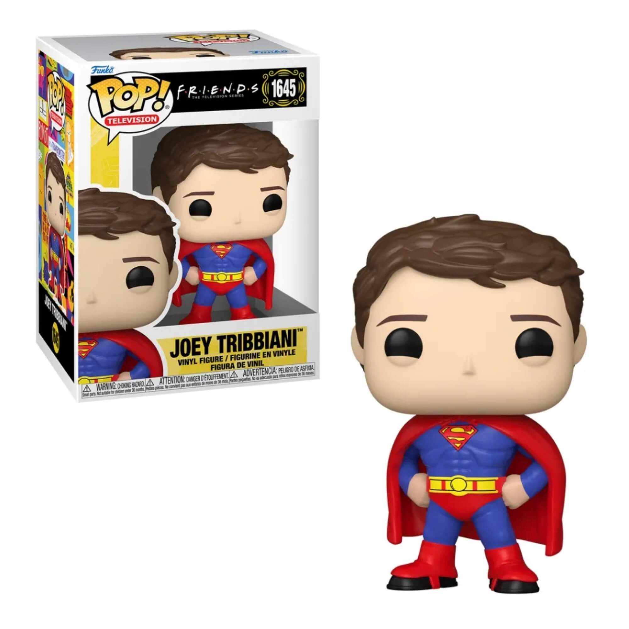 Boneco Funko Pop! Friends - Joey Fantasiado de Super-Homem Candide 	11761