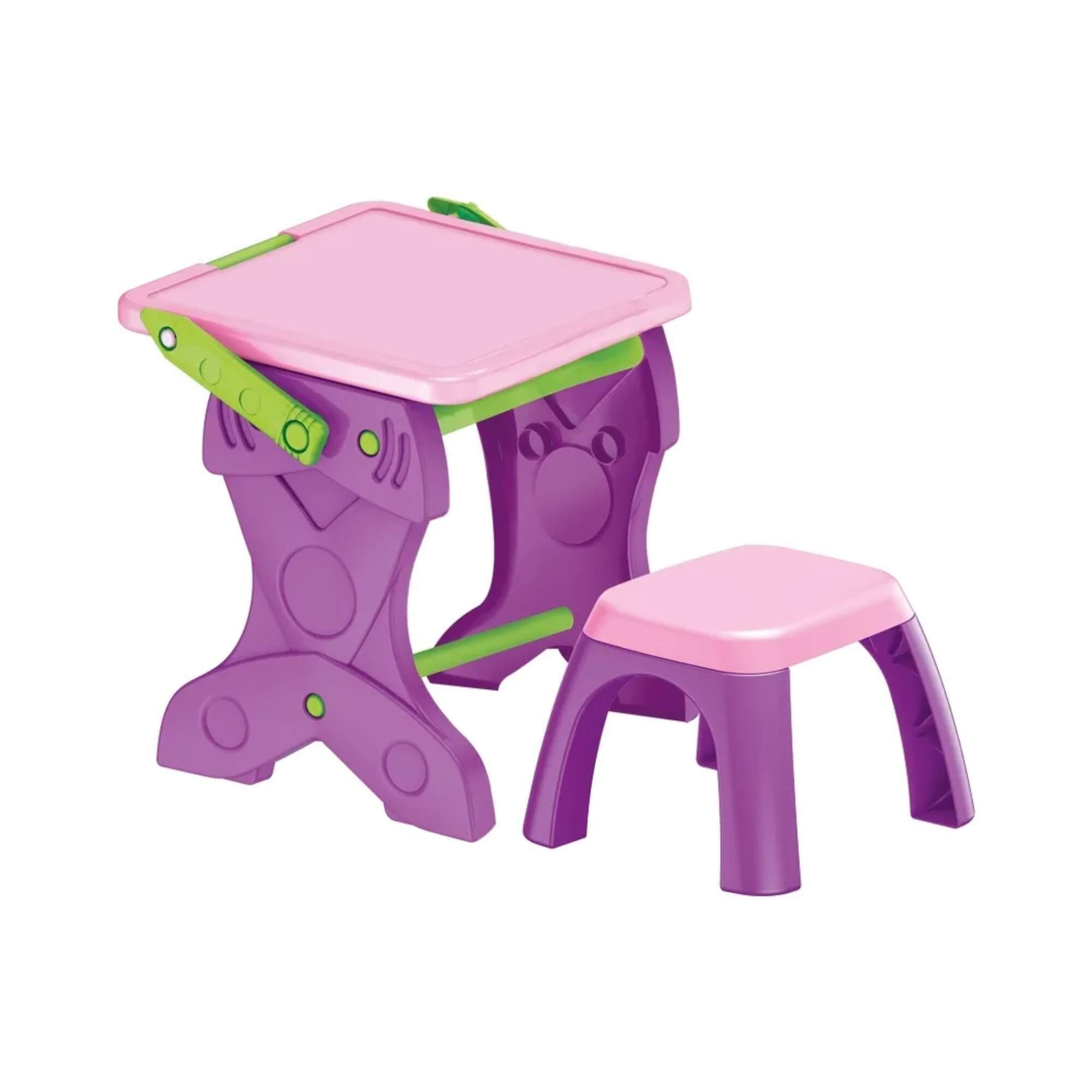 Mesa de Atividades Infantil c/ Banquinho Play e Learn Multikids - BR1766