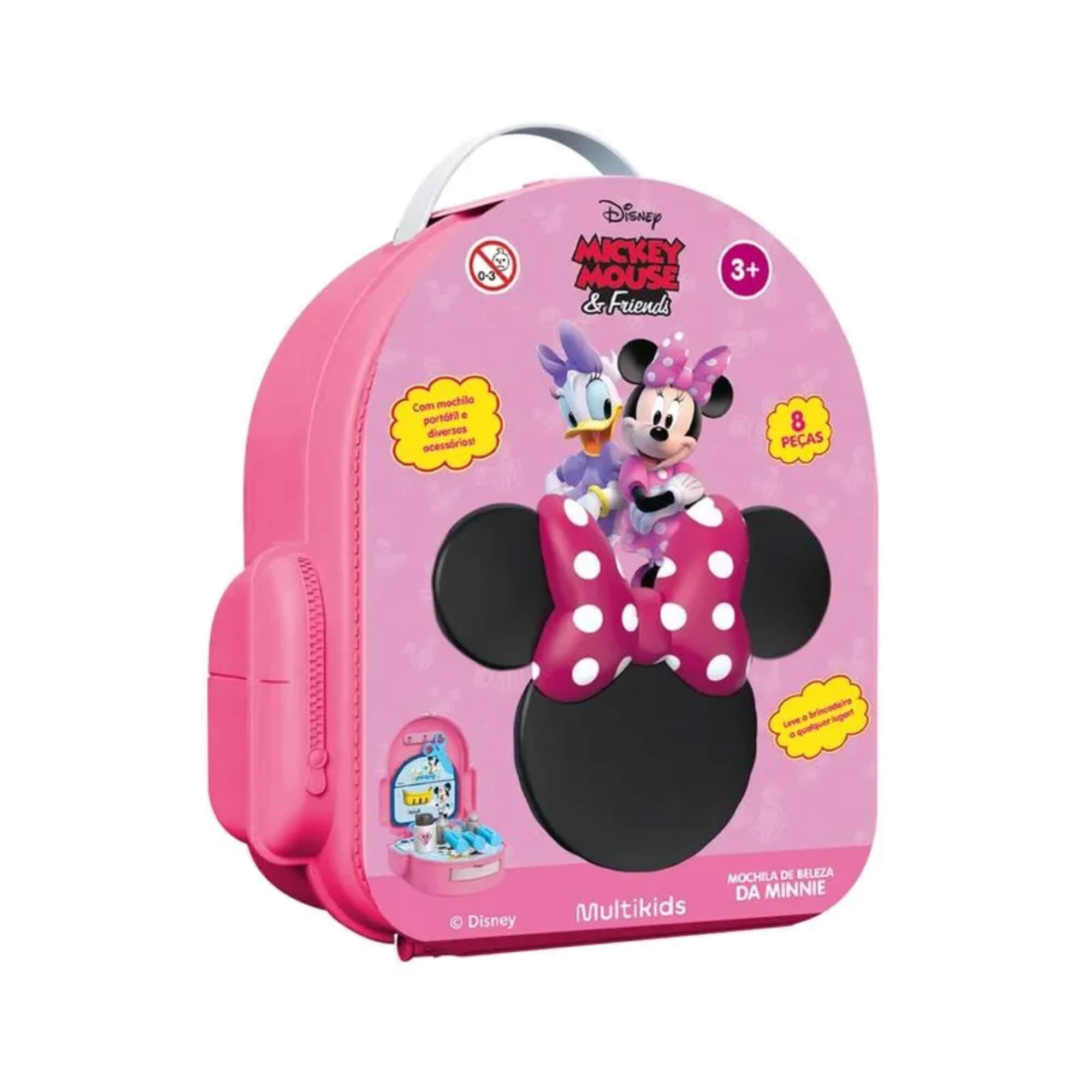 Mochila Consultório da Minnie c/ Acessórios Multikids - BR2186