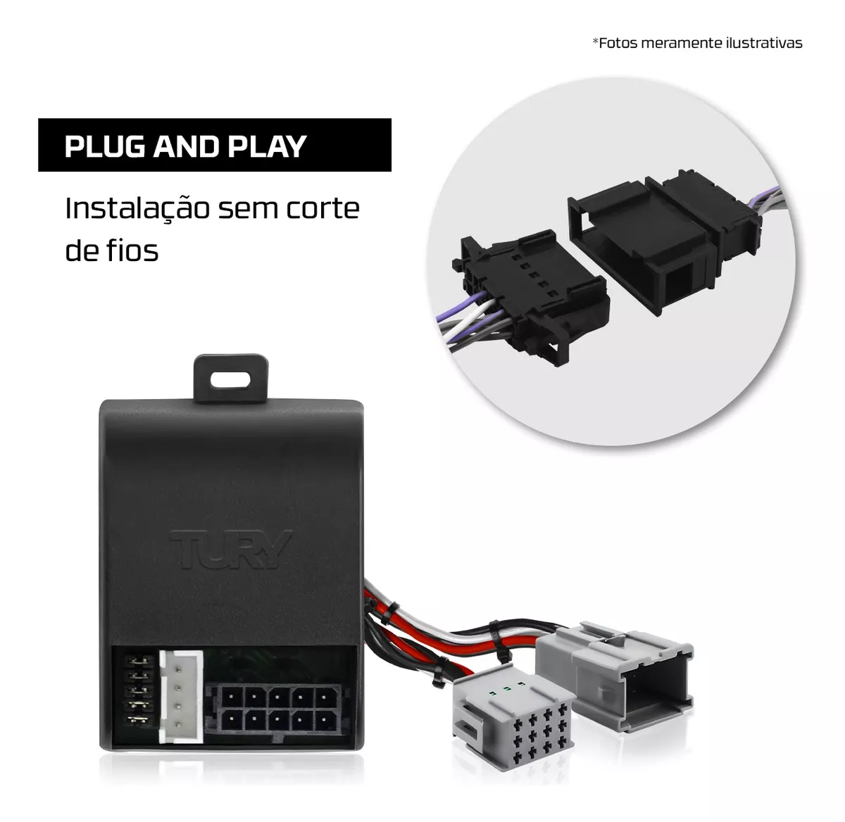 COMP Kit Modulo de Teto e Retrovisores Hyundai I30 2012 plug and play Tury