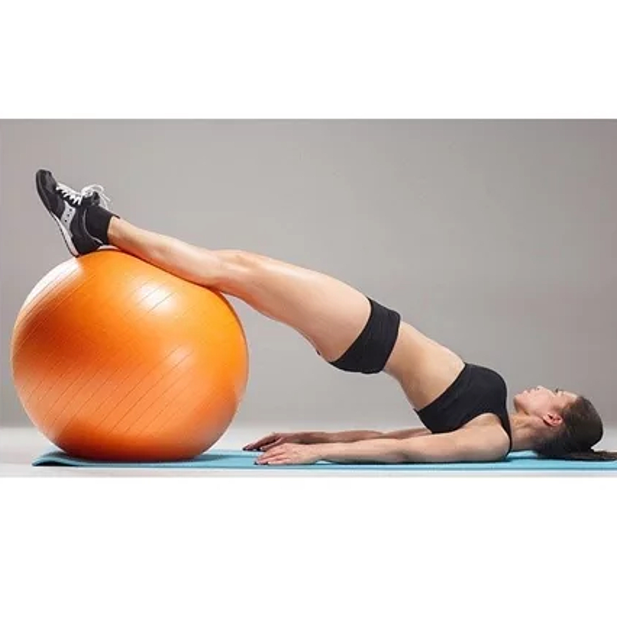 Bola de Ginástica 65cm PVC Laranja Atrio - ES119
