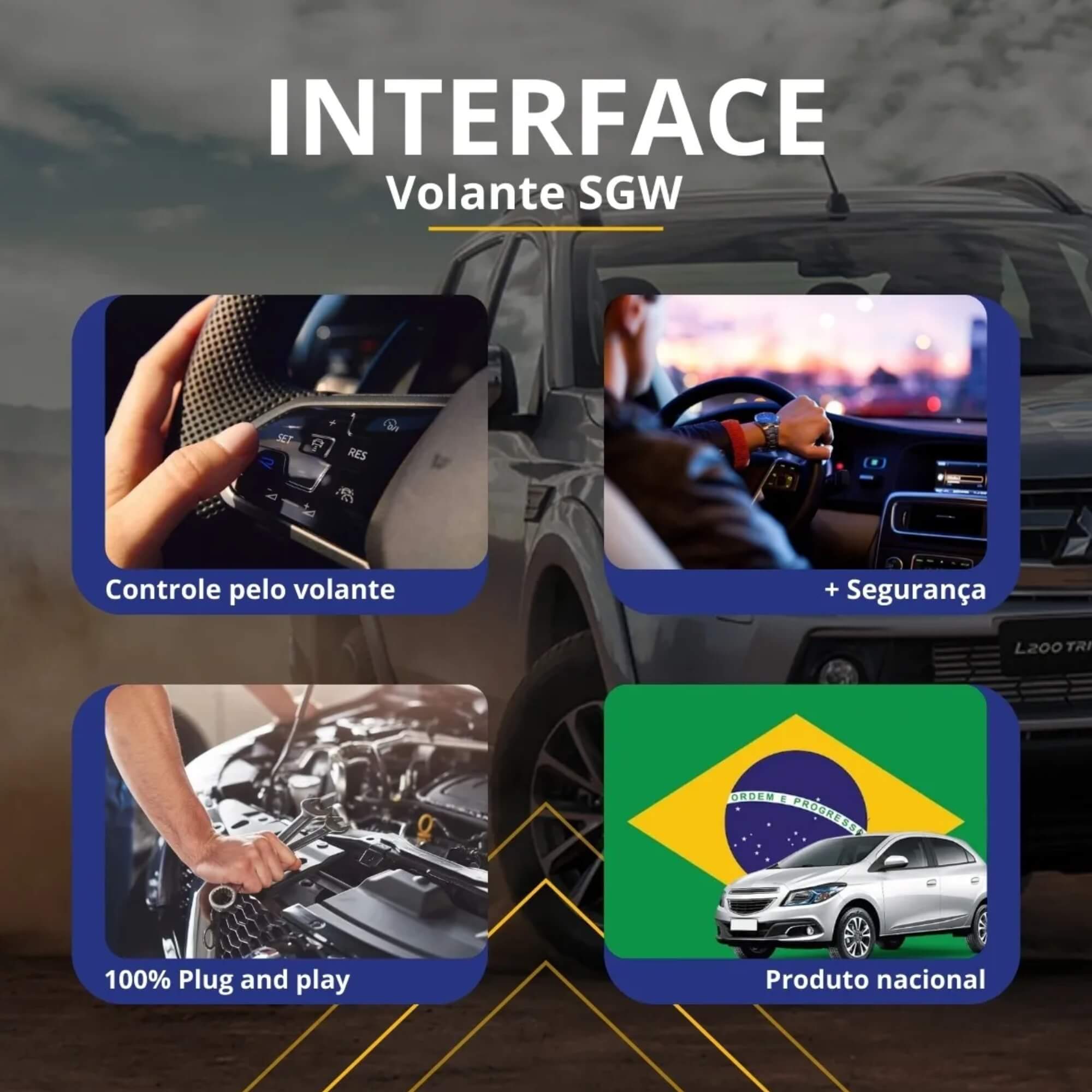 Interface Comando de Volante Plug and Play Renegade PCD 2025 FIV JP-01 Flexitron - 10.00.00.1569
