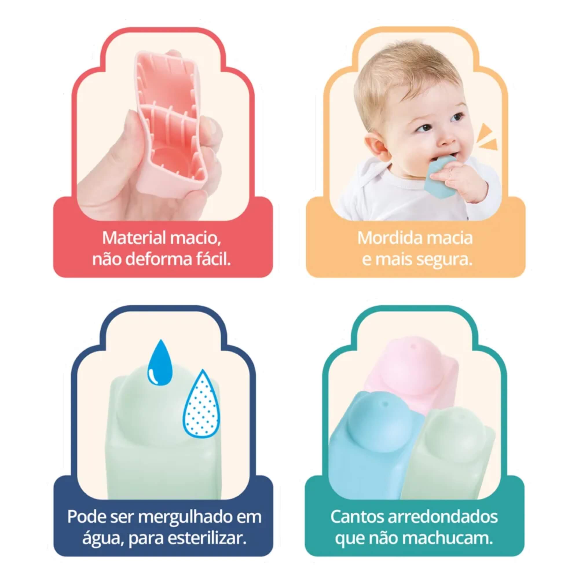 Brinquedo Infantil Soft Blocos 30 Peças - Didático, Macio e Colorido Xalingo - 63110