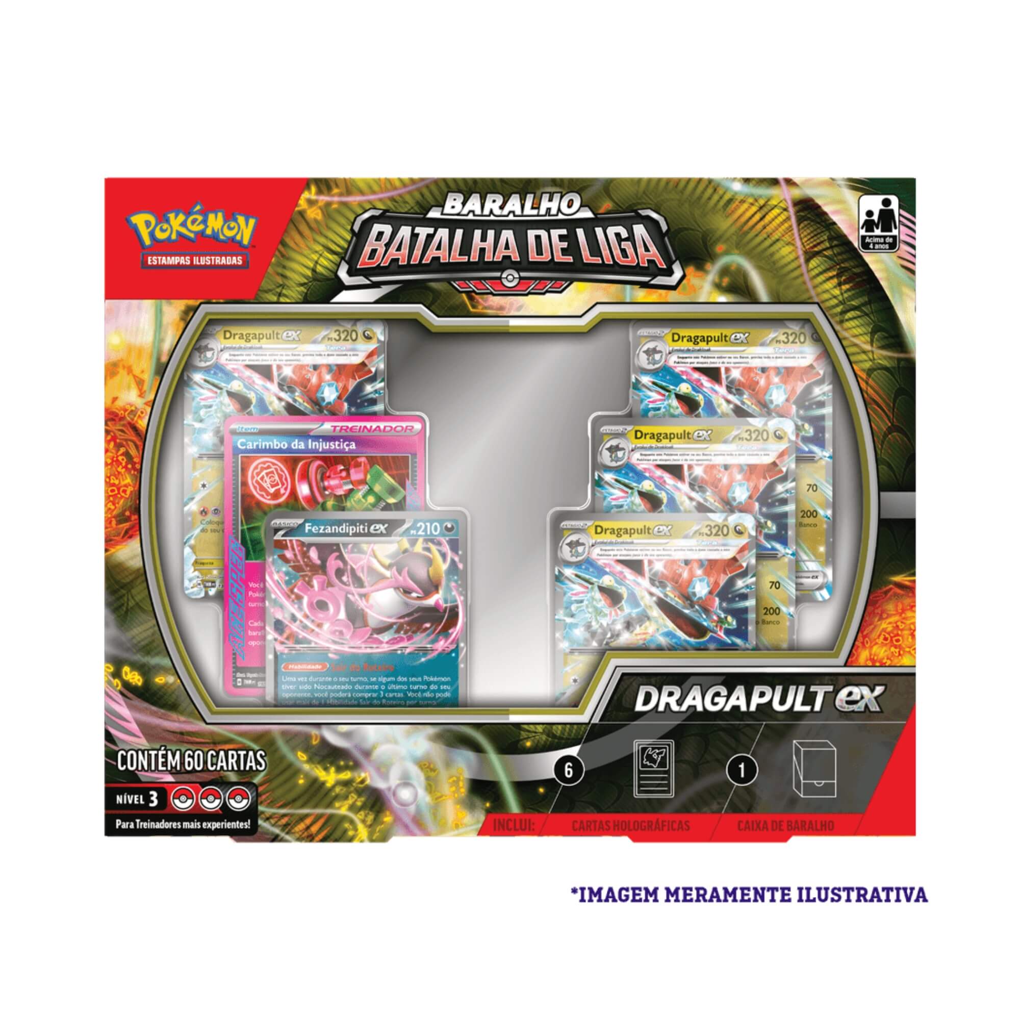 Deck Batalha de Liga Pokemon Dragapult EX Copag - 35245