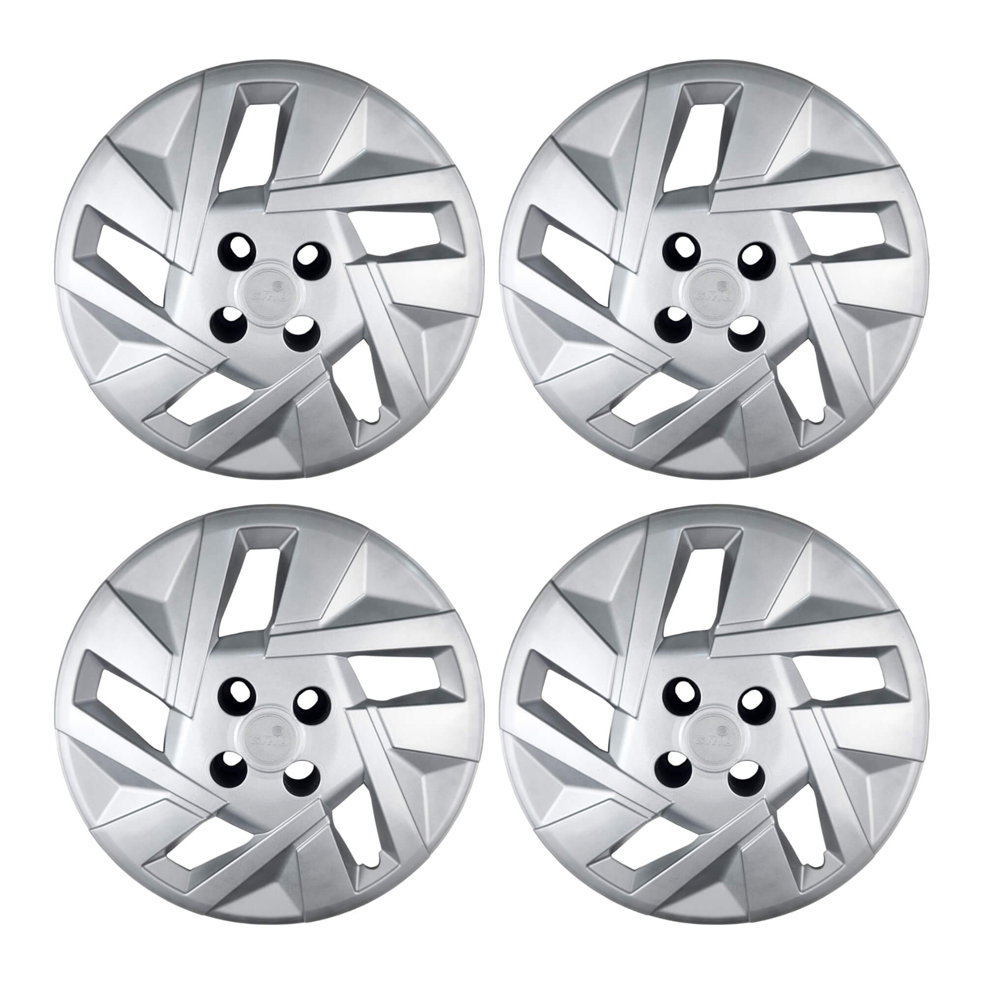 Calota Aro 15" Prata Modelo Sport T-Cross 2025 Jogo c/4 Calotas Grid - 150CP-PTA-E