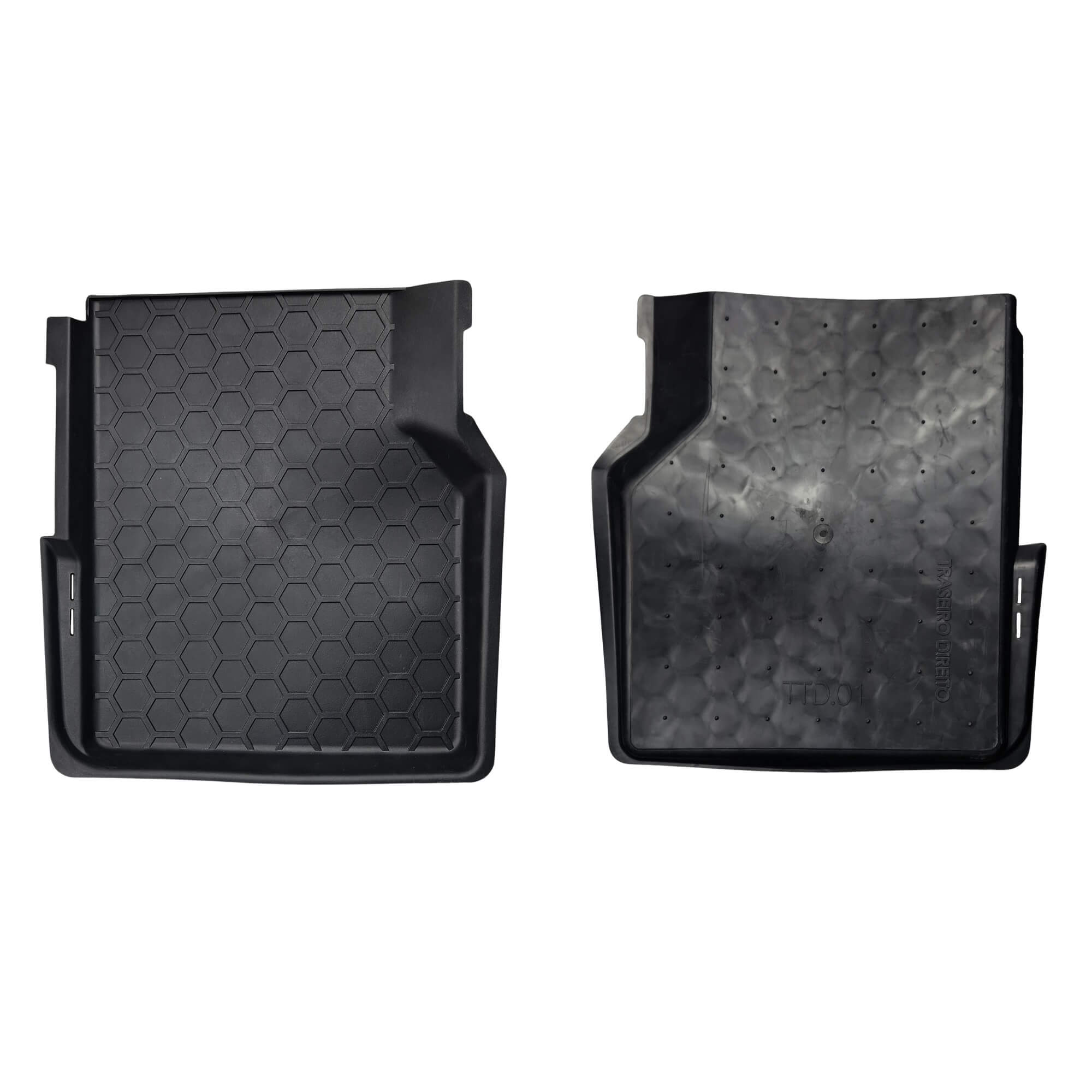 Tapete Tipo Bandeja 4P Preto Modelo Commander 2016 em diante c/ 5 Peças Grid - TB02003