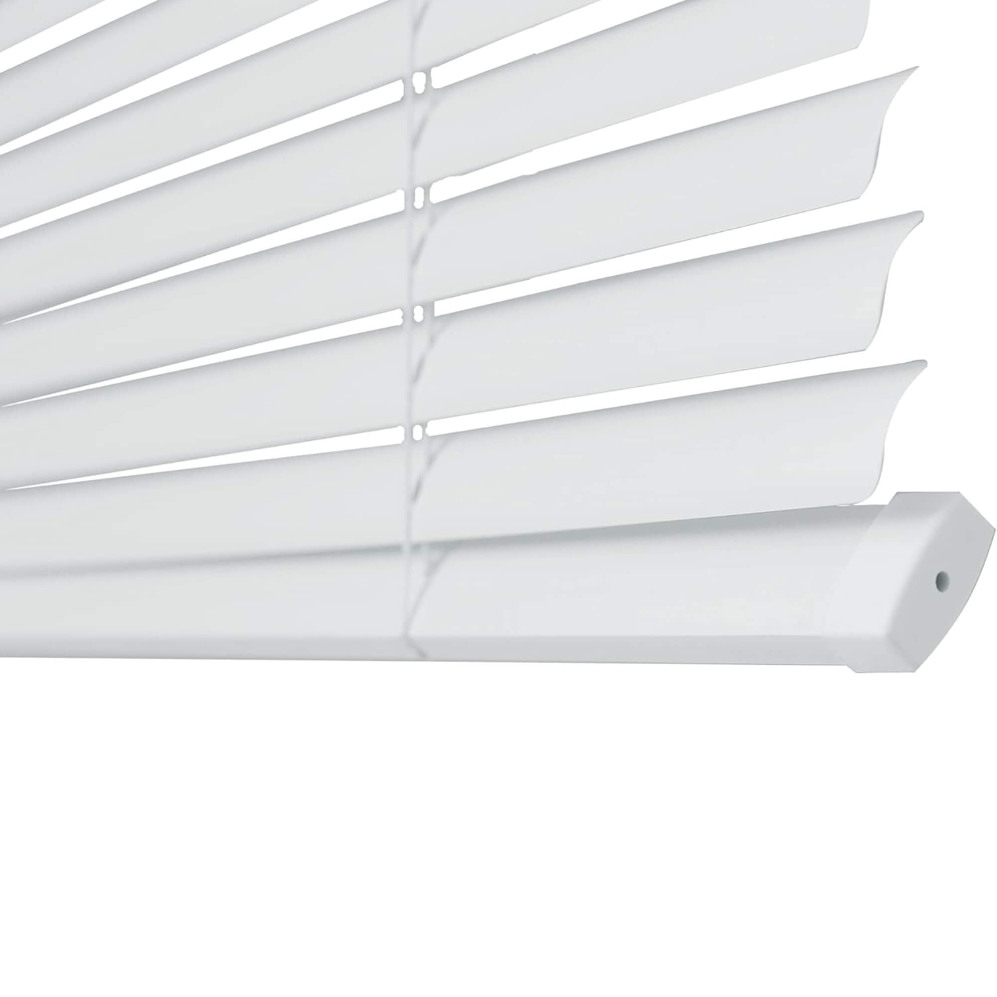 Persiana Horizontal PVC 25mm 80x130cm Branca para Janela Conthey Evolux - D157281B