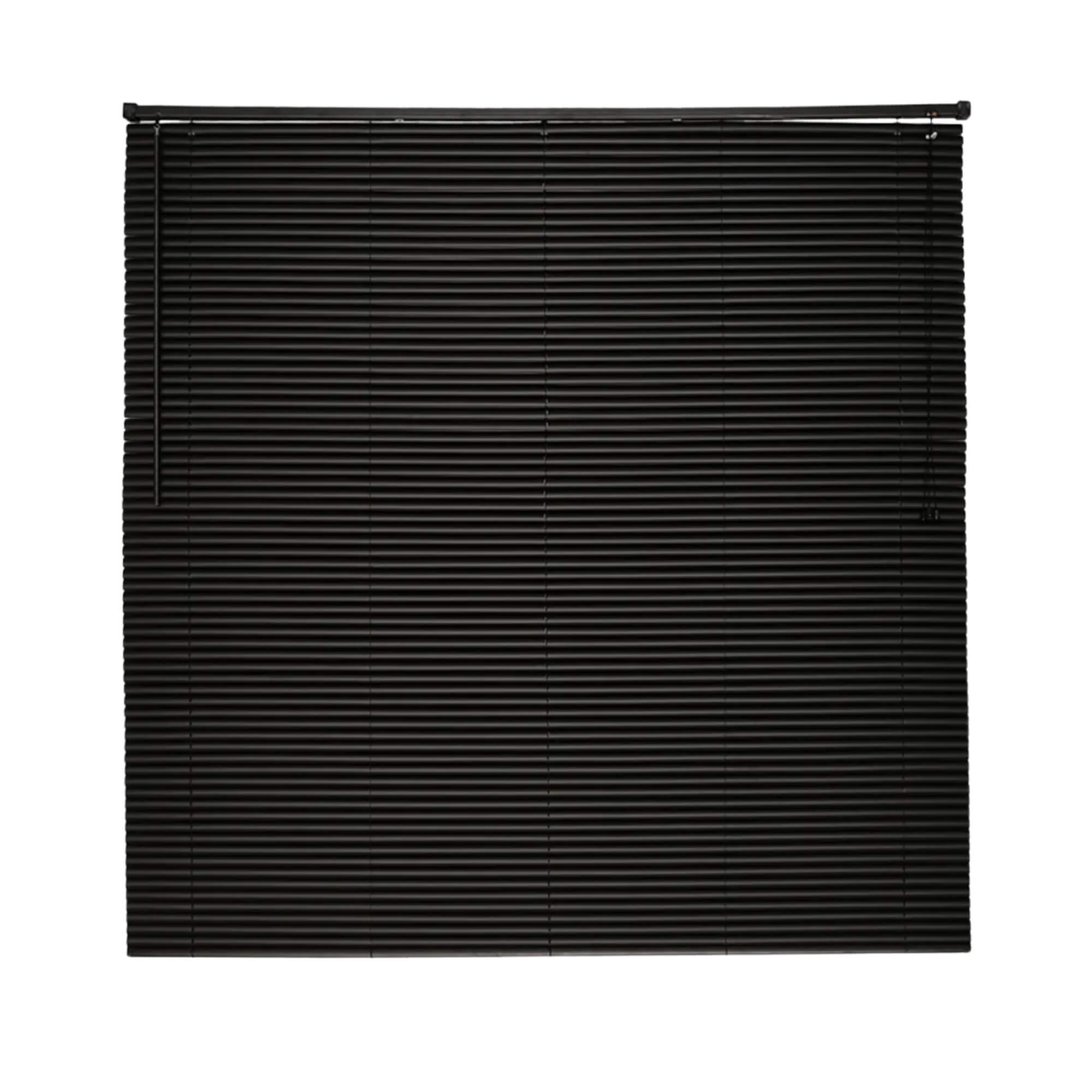 Persiana Horizontal PVC 25mm 100x160cm Preta Premier para Janela Conthey Evolux - D113179E