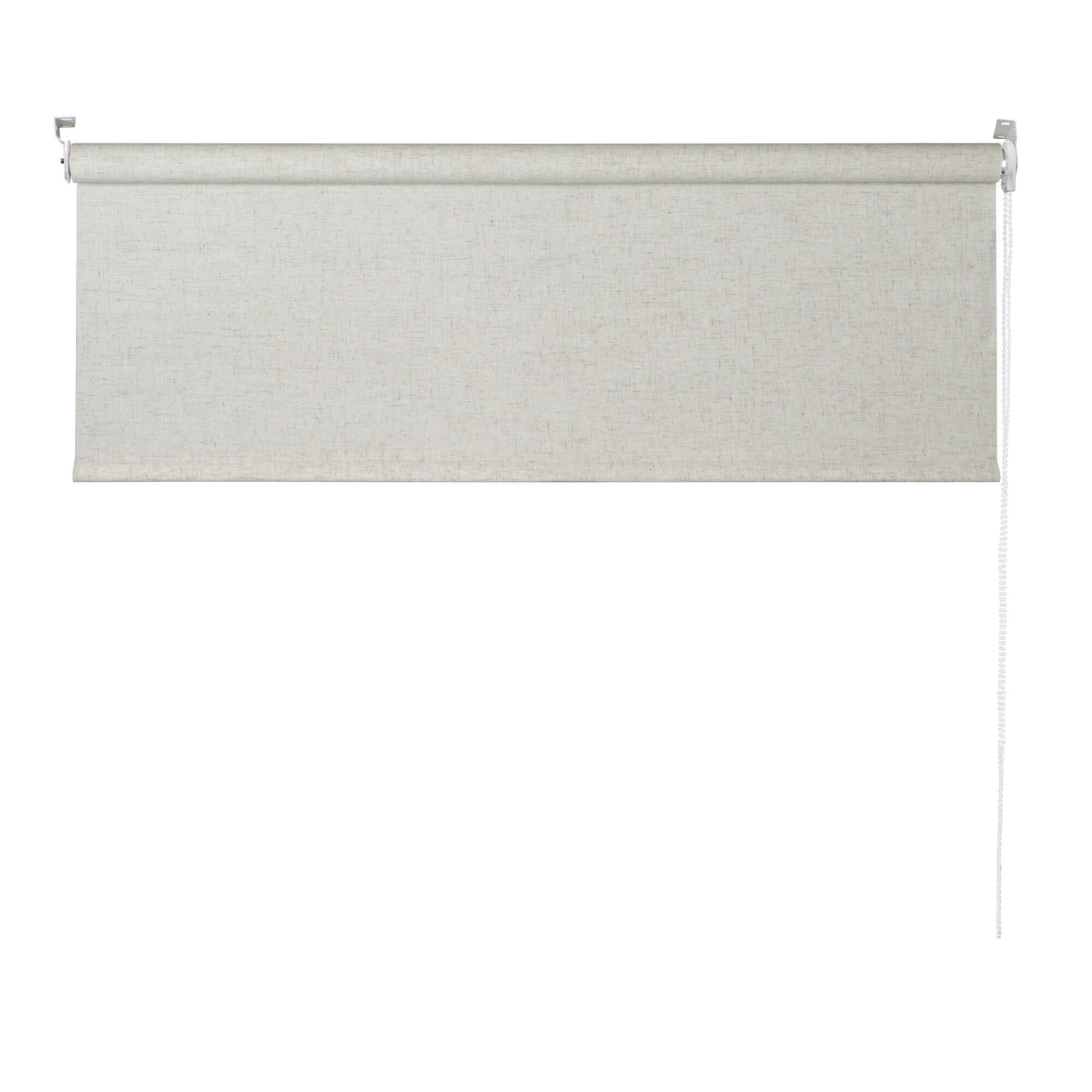 Persiana Rolo Linho 100x220cm Bege para Janela Conthey Evolux - L169312B